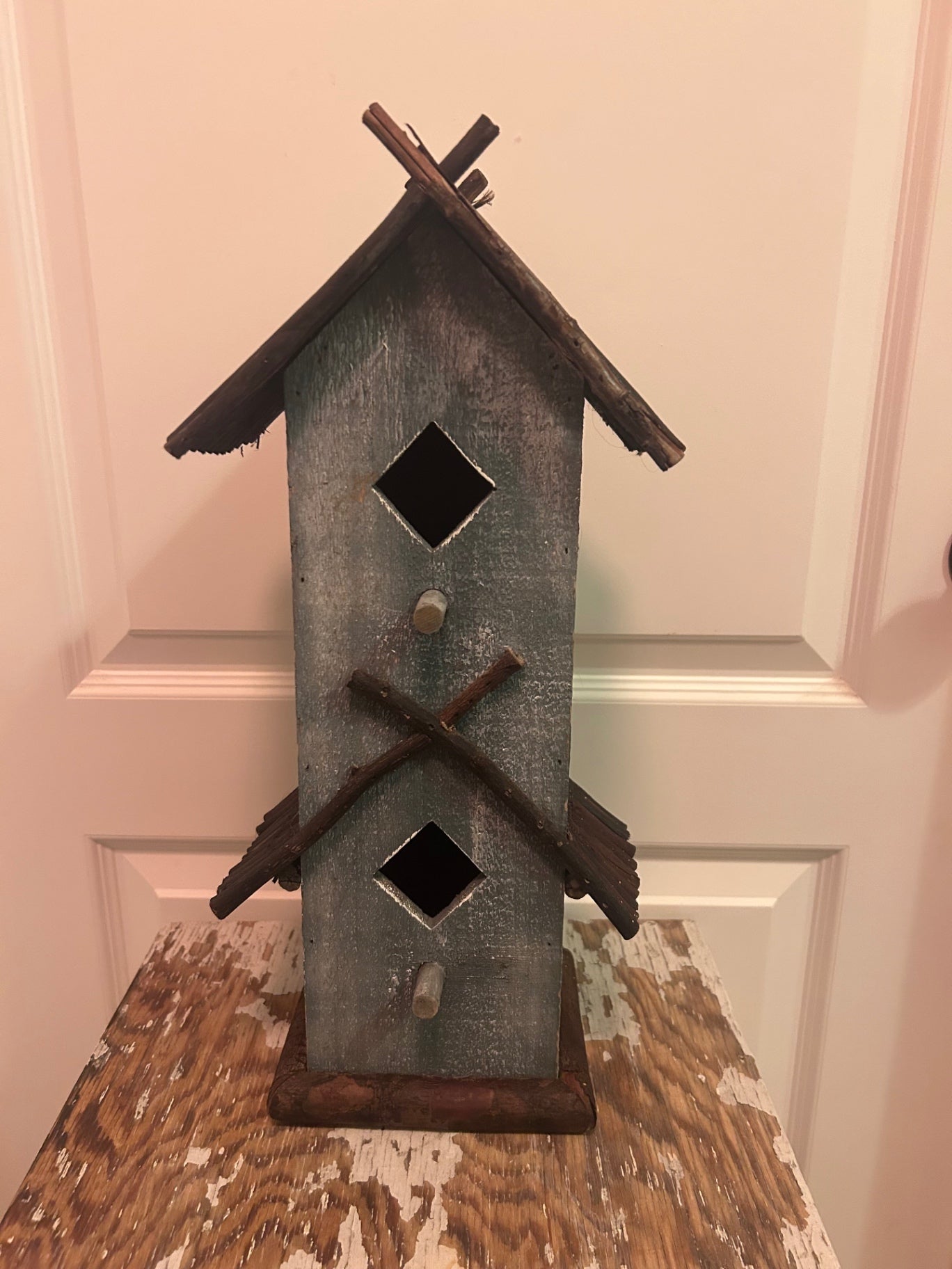 Green birdhouse