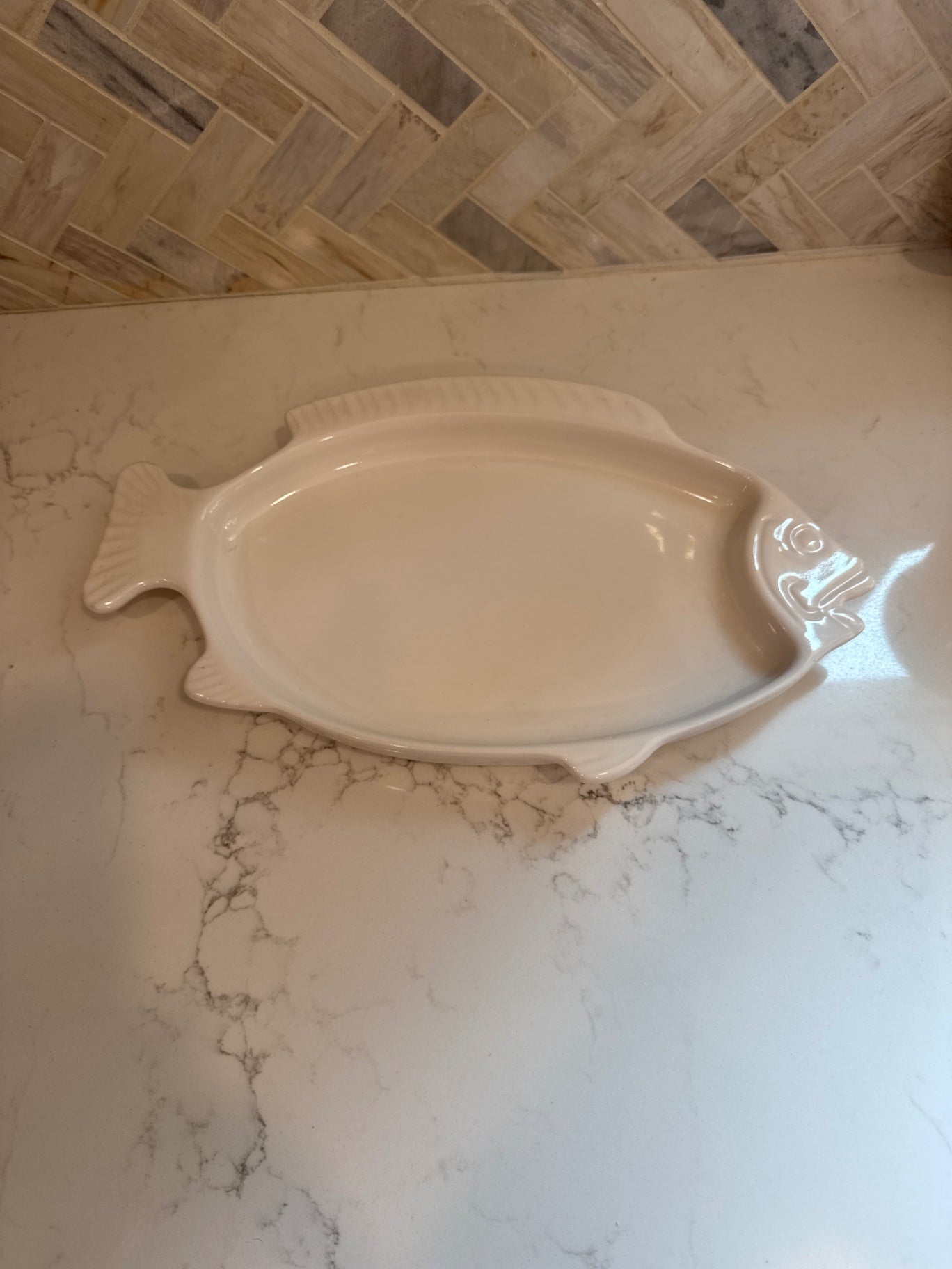 White Fish Tray
