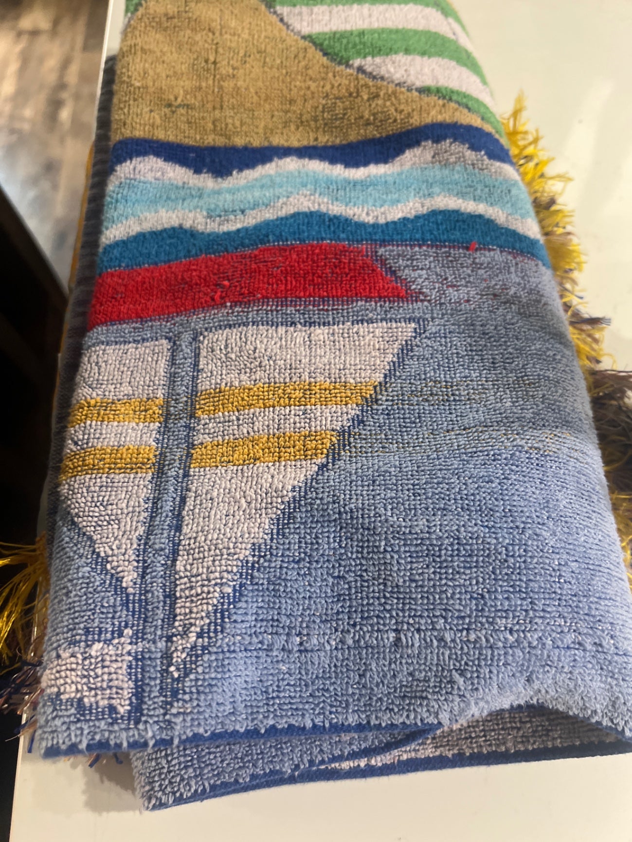 Vintage beach towel