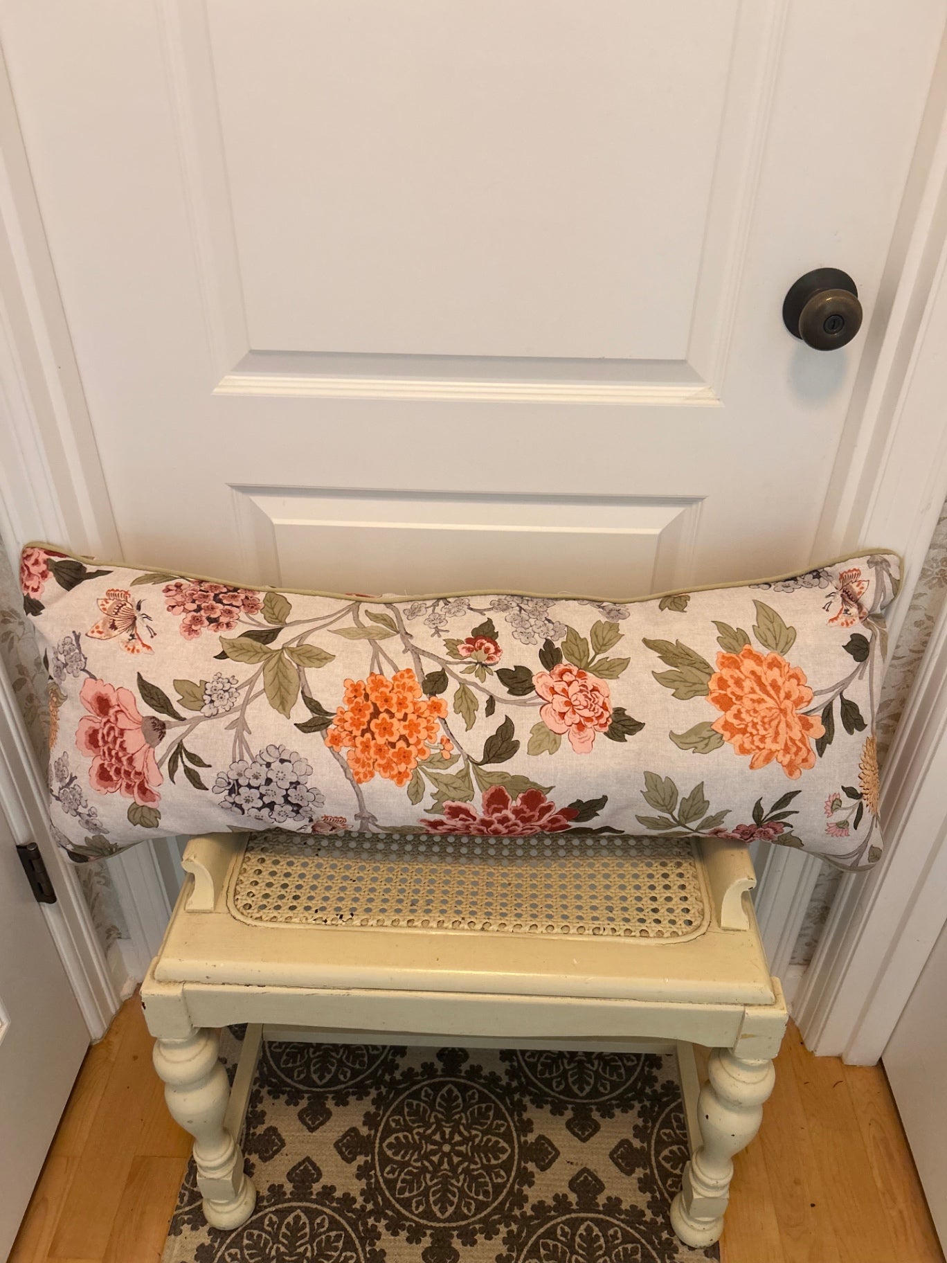 Floral booster pillow
