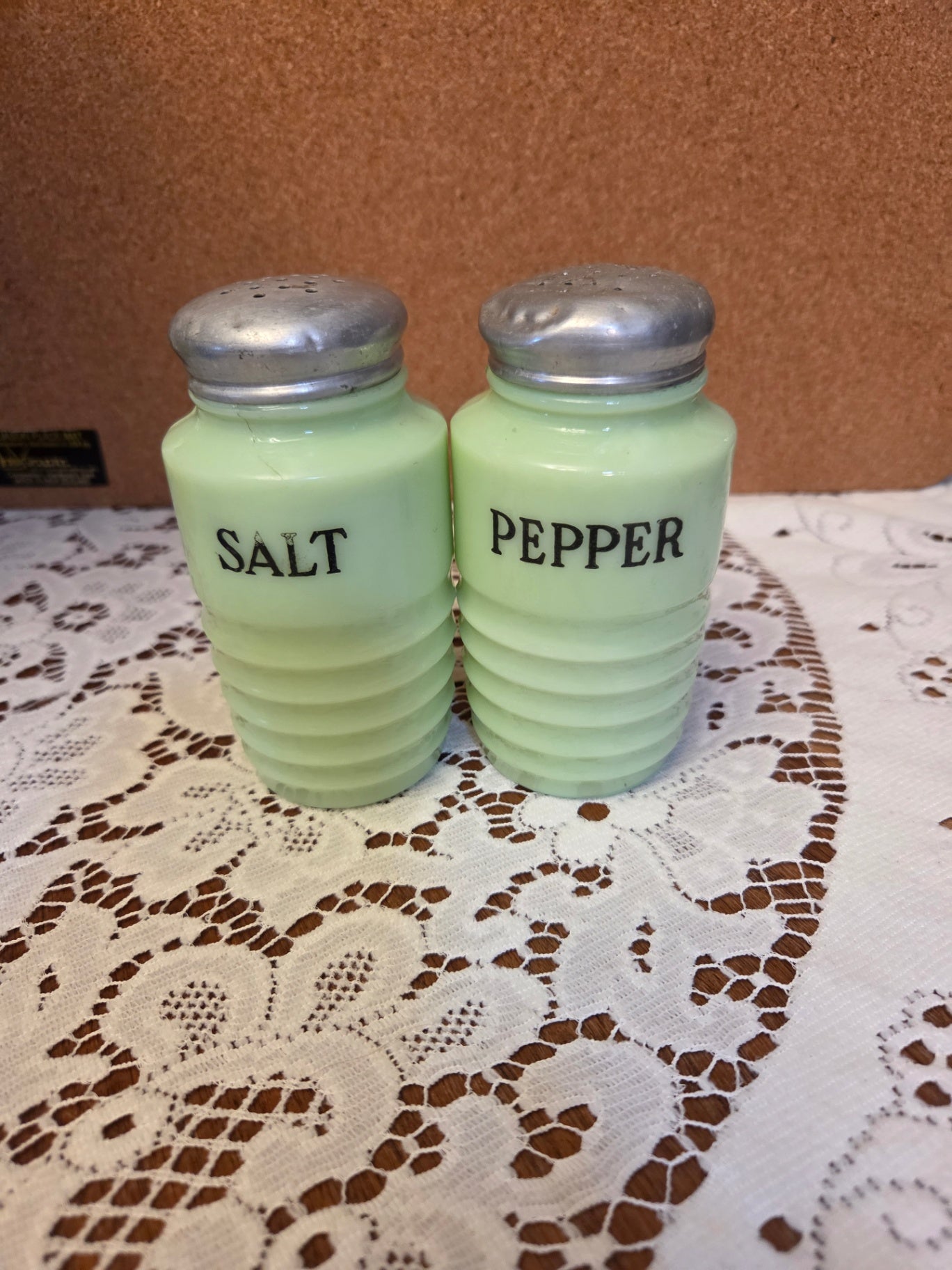 Jadeite salt and pepper