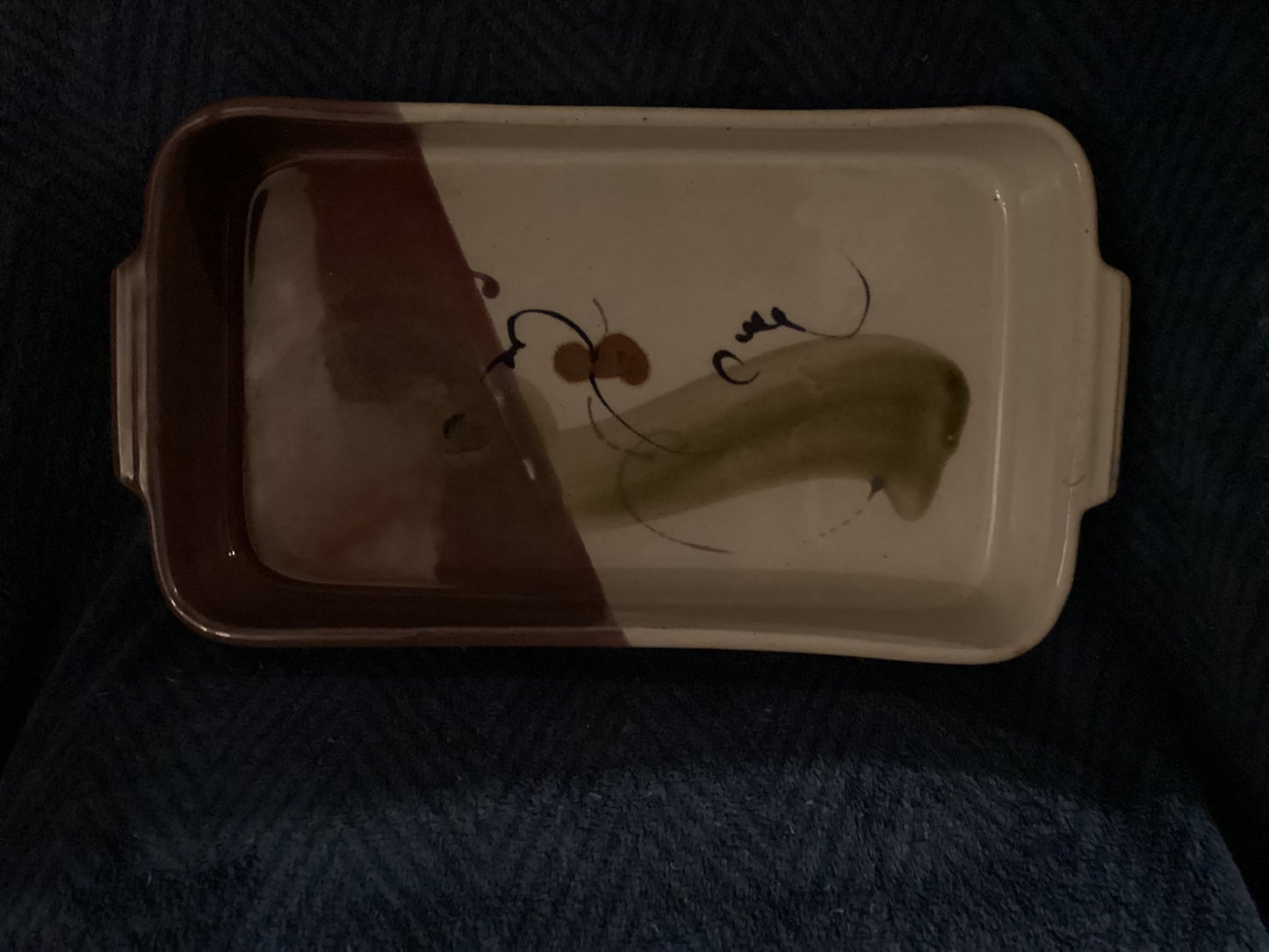Signed Rectangle pottery cookware
