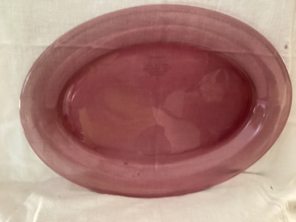 Cranberry Corning platter