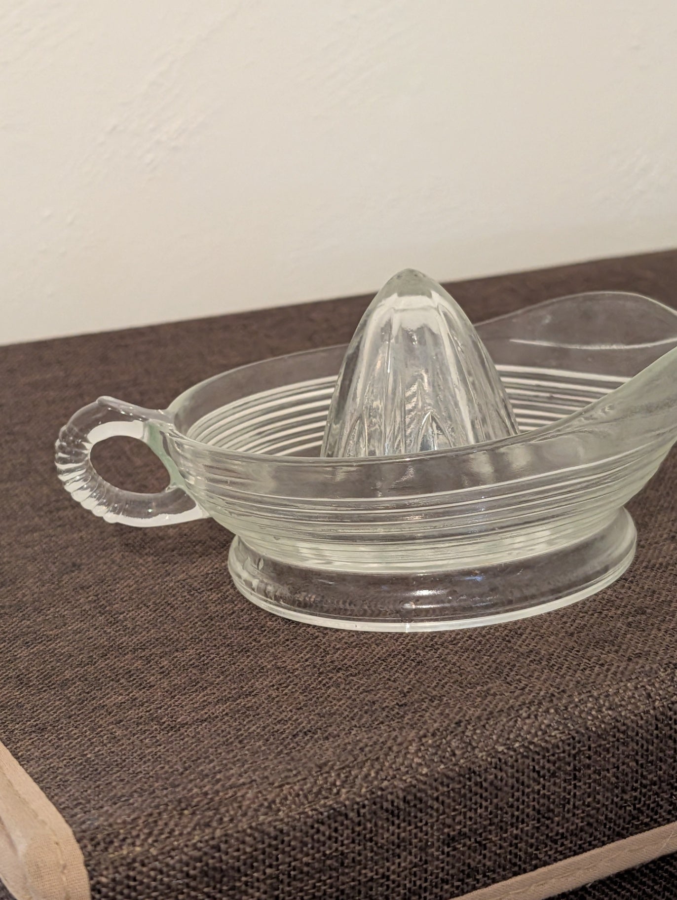 Vintage Glass Citrus Reamer (Anchor Hocking?)
