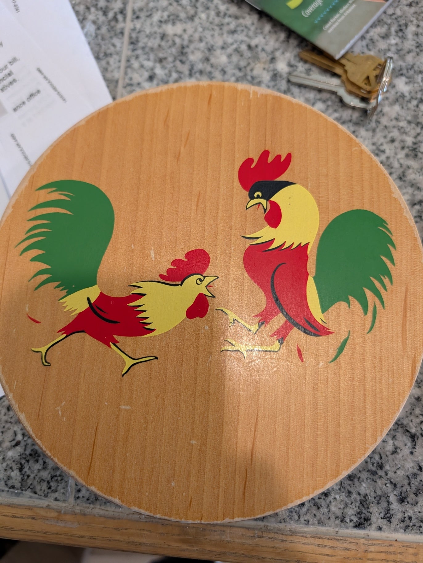 Vintage Wooden Hamburger Press