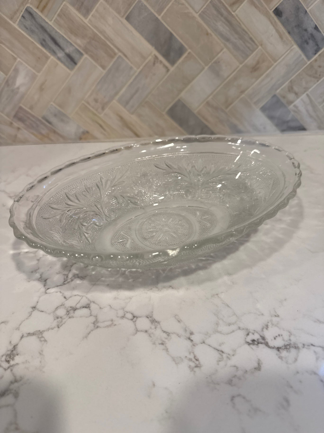 Anchor Hocking Oval Bowl