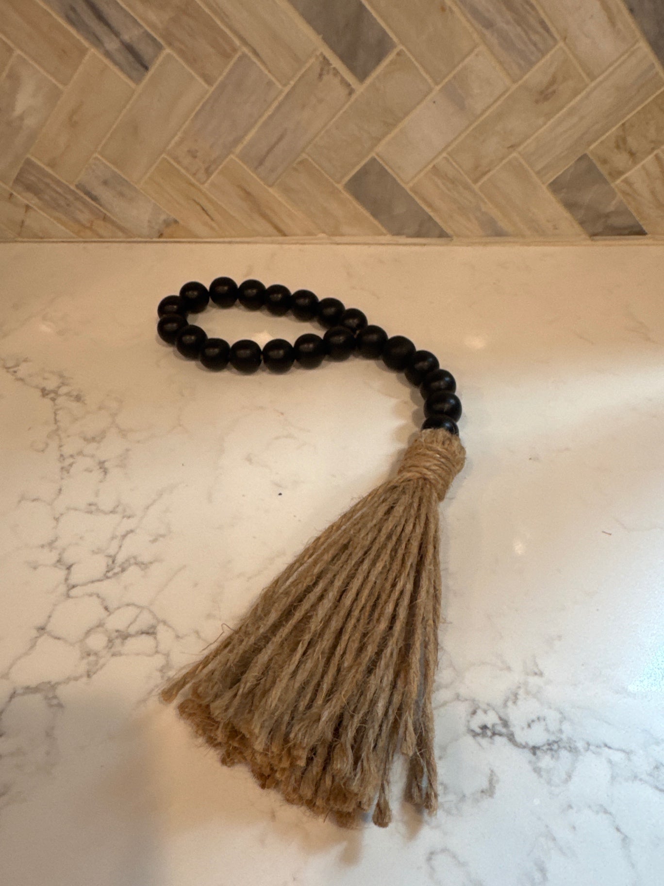 Black Decor Beads