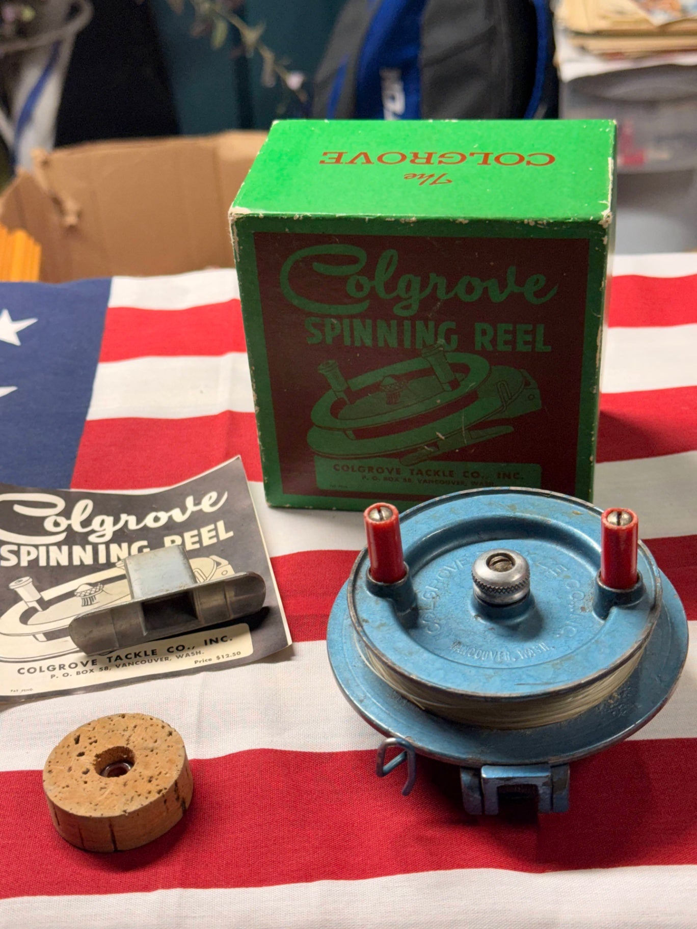Vintage Colgrove Spinning Reel Complete in Box | Vancouver WA Regional Tackle