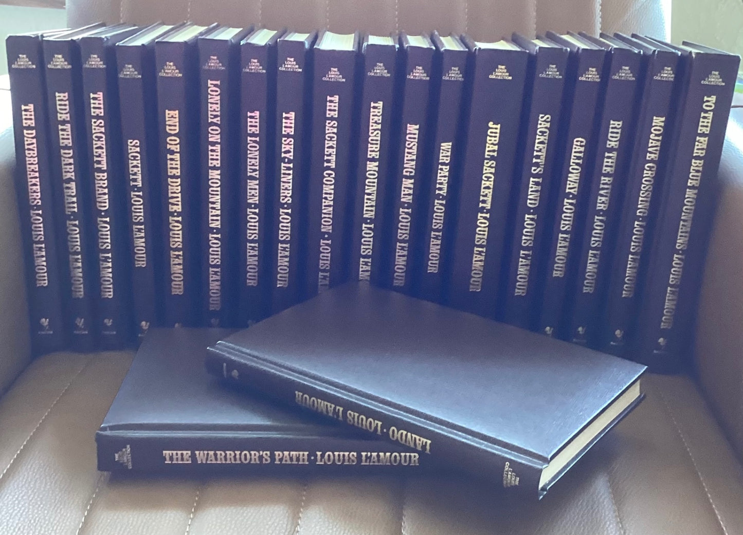 LOUIS L’AMOUR SACKETT SERIES LEATHERETTE BOOKS