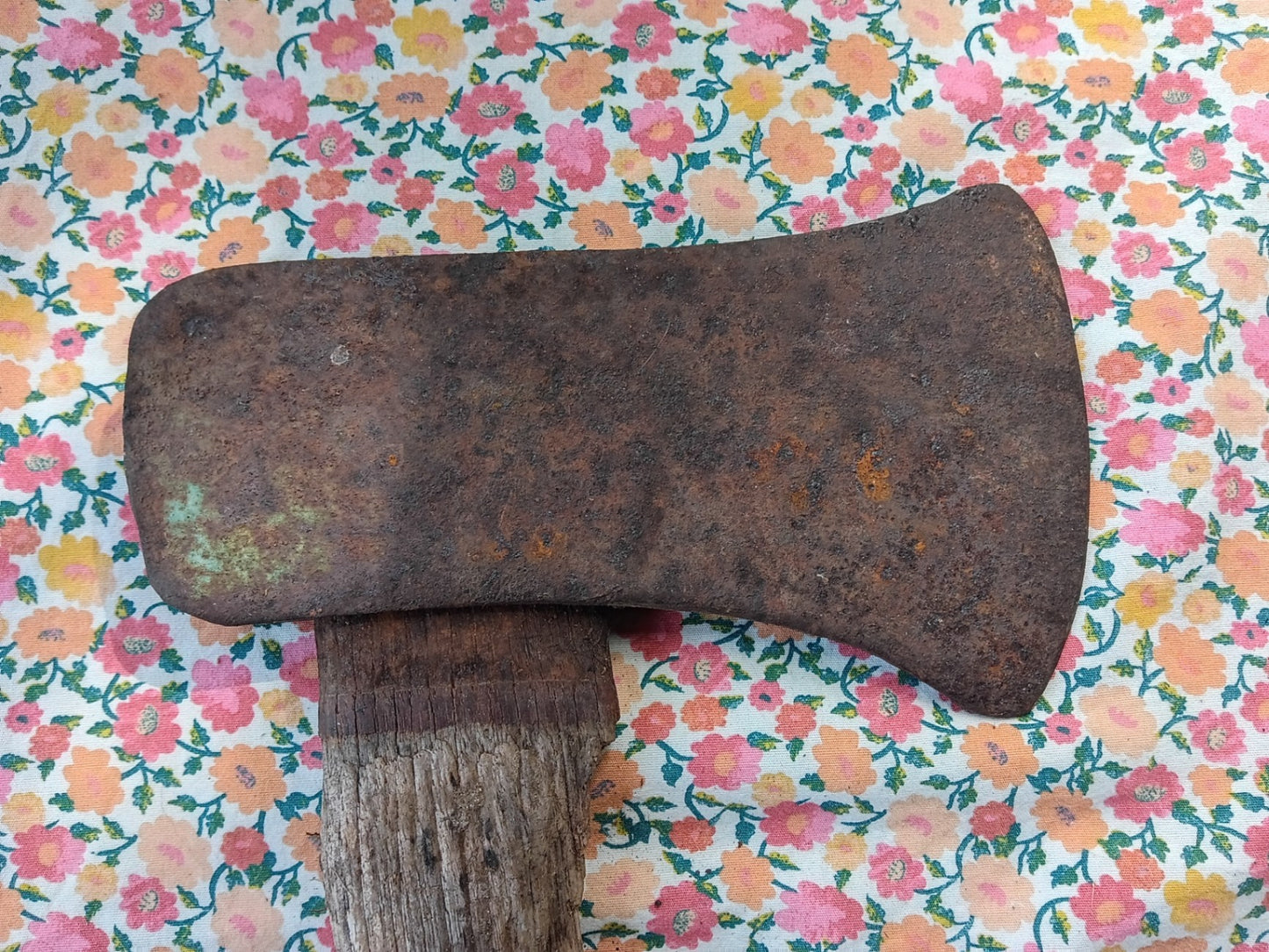 Antique Woodcutter's Felling Axe | Weathered Primitive Hatchet with Aged Handle