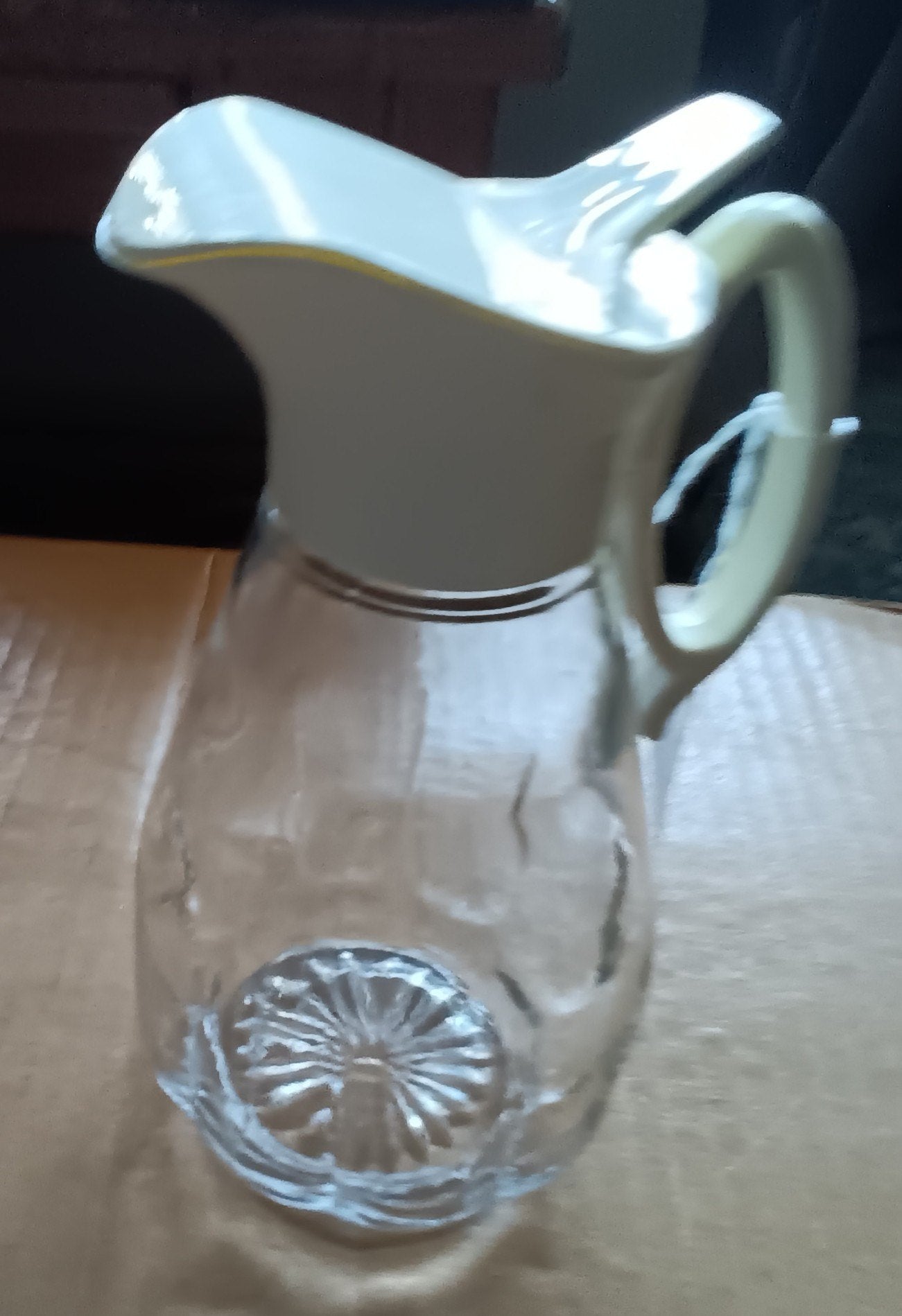 Vtg Syrup Decanter