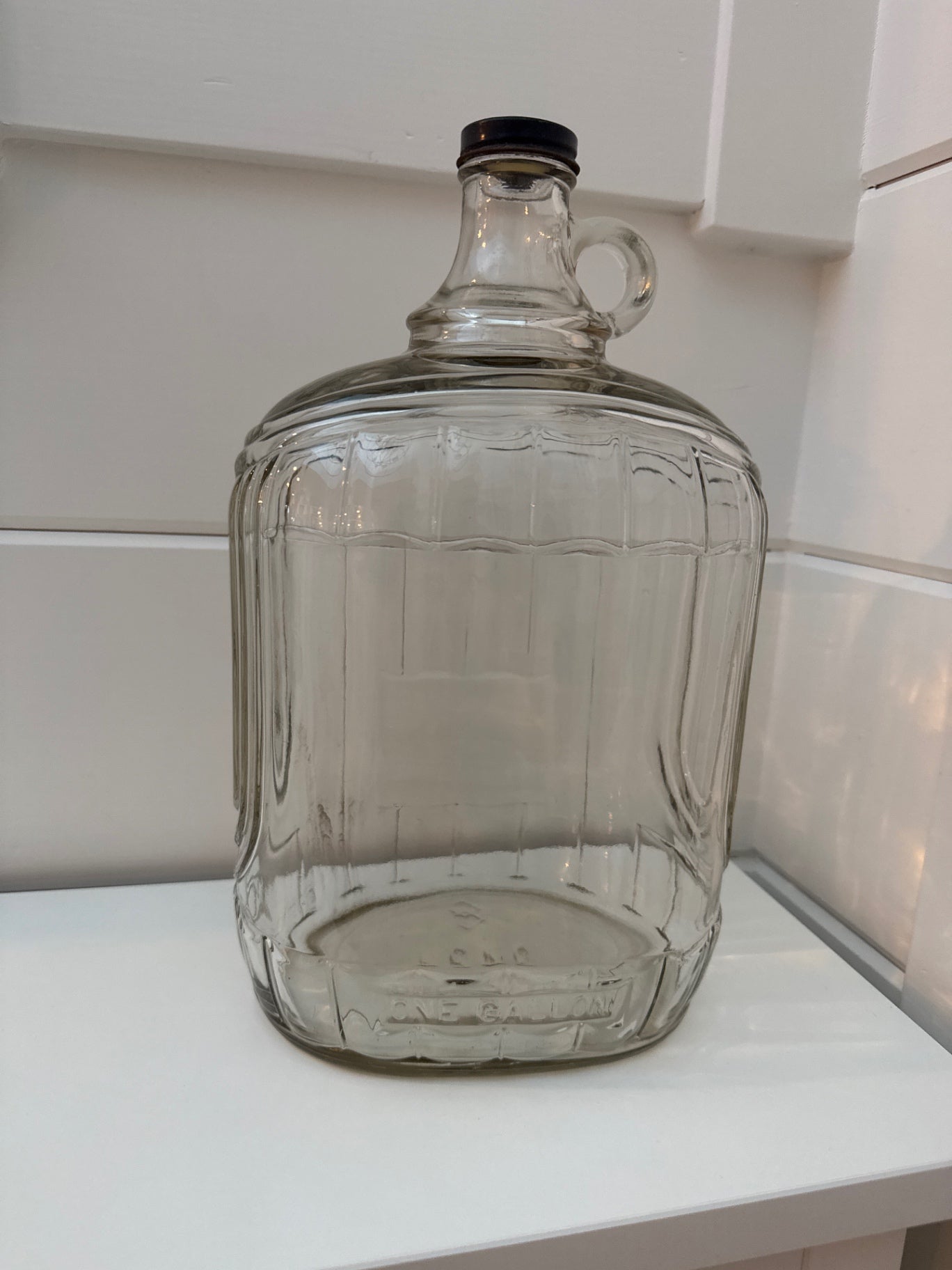 Vintage 1gal glass jug