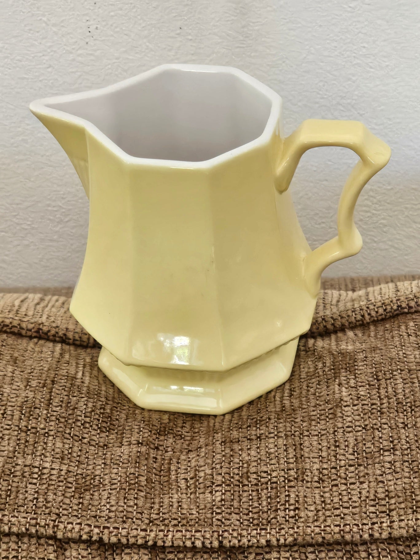 Vintage yellow creamer Japan