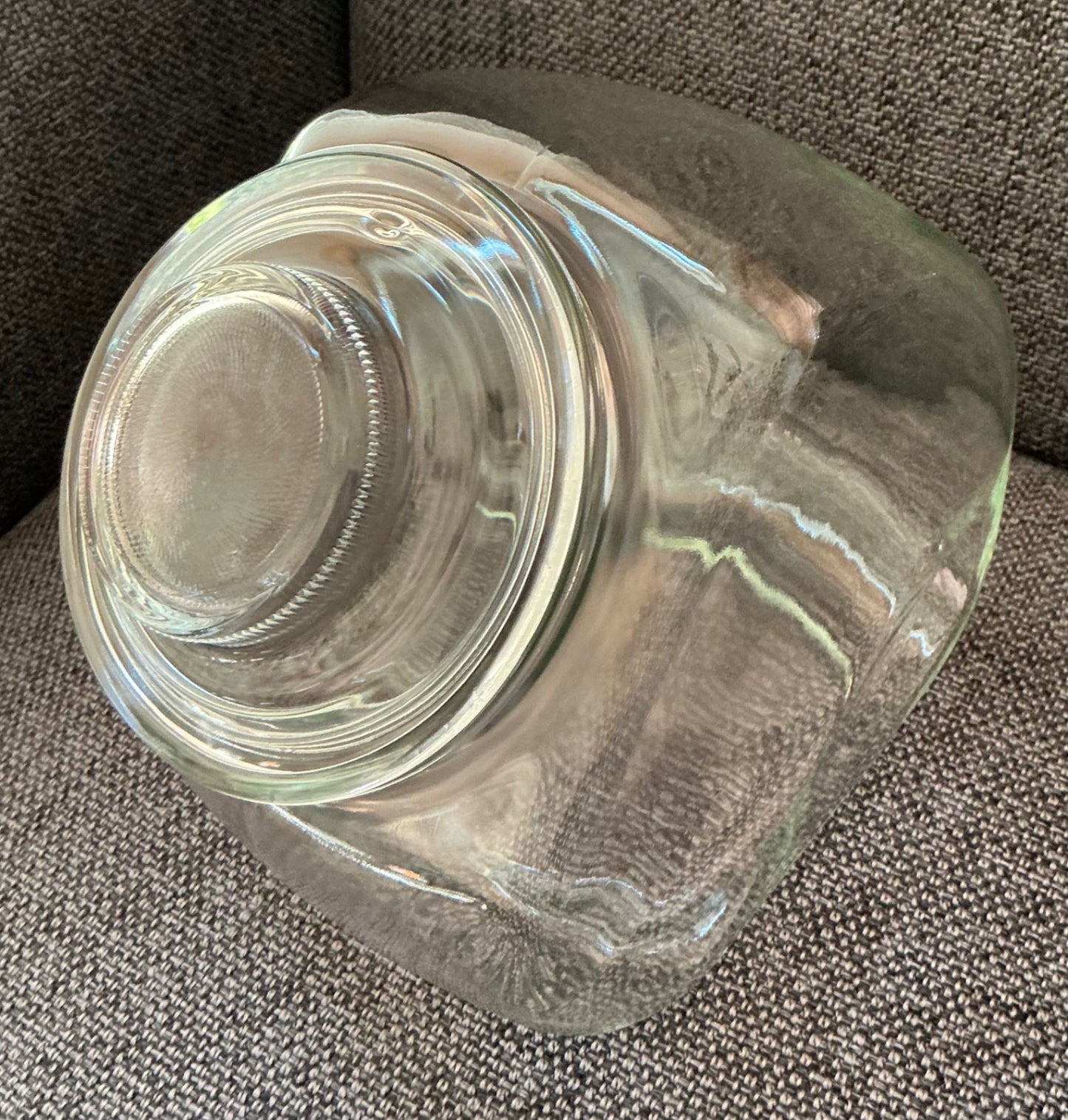 VTG. GLASS CANISTER