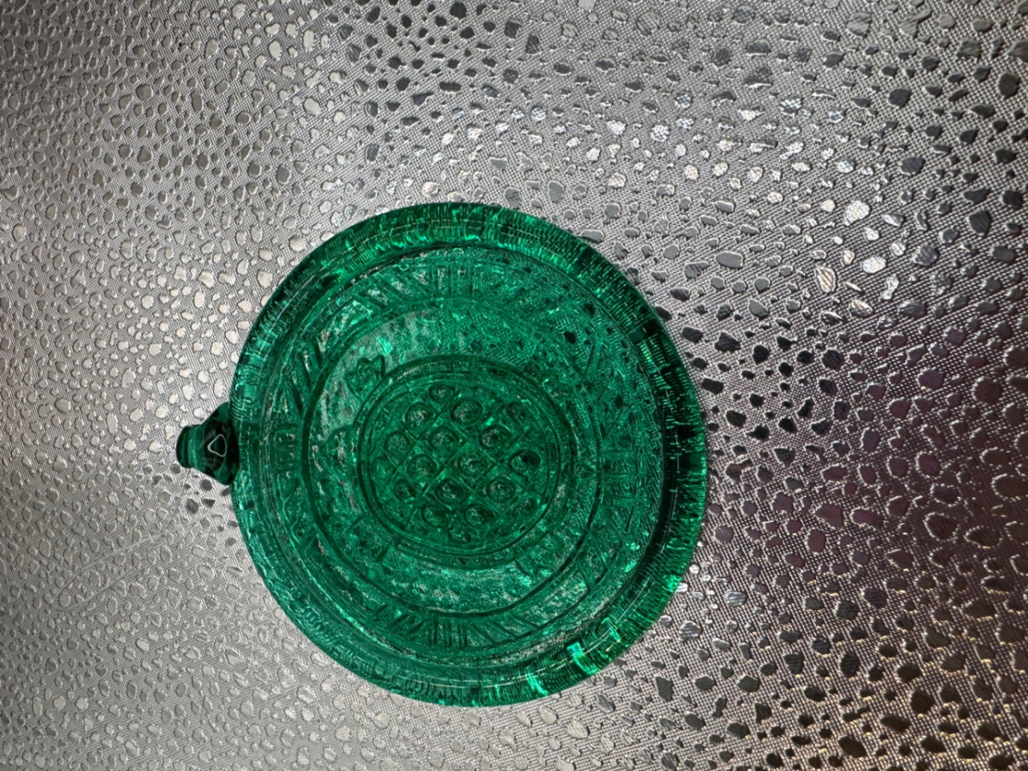 Green Glass Suncatcher