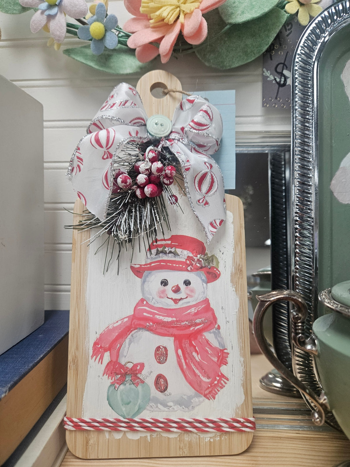 Snowman Cutting Board