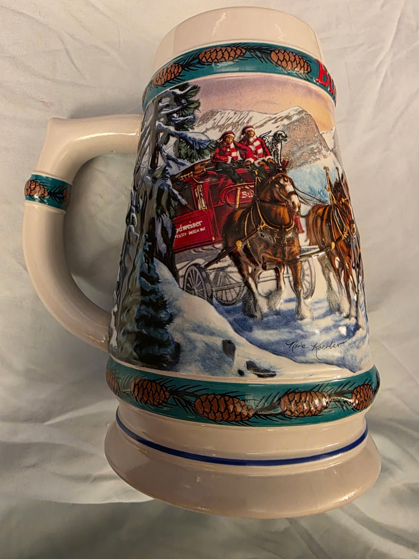 BUDWEISER. 1993 STEIN.