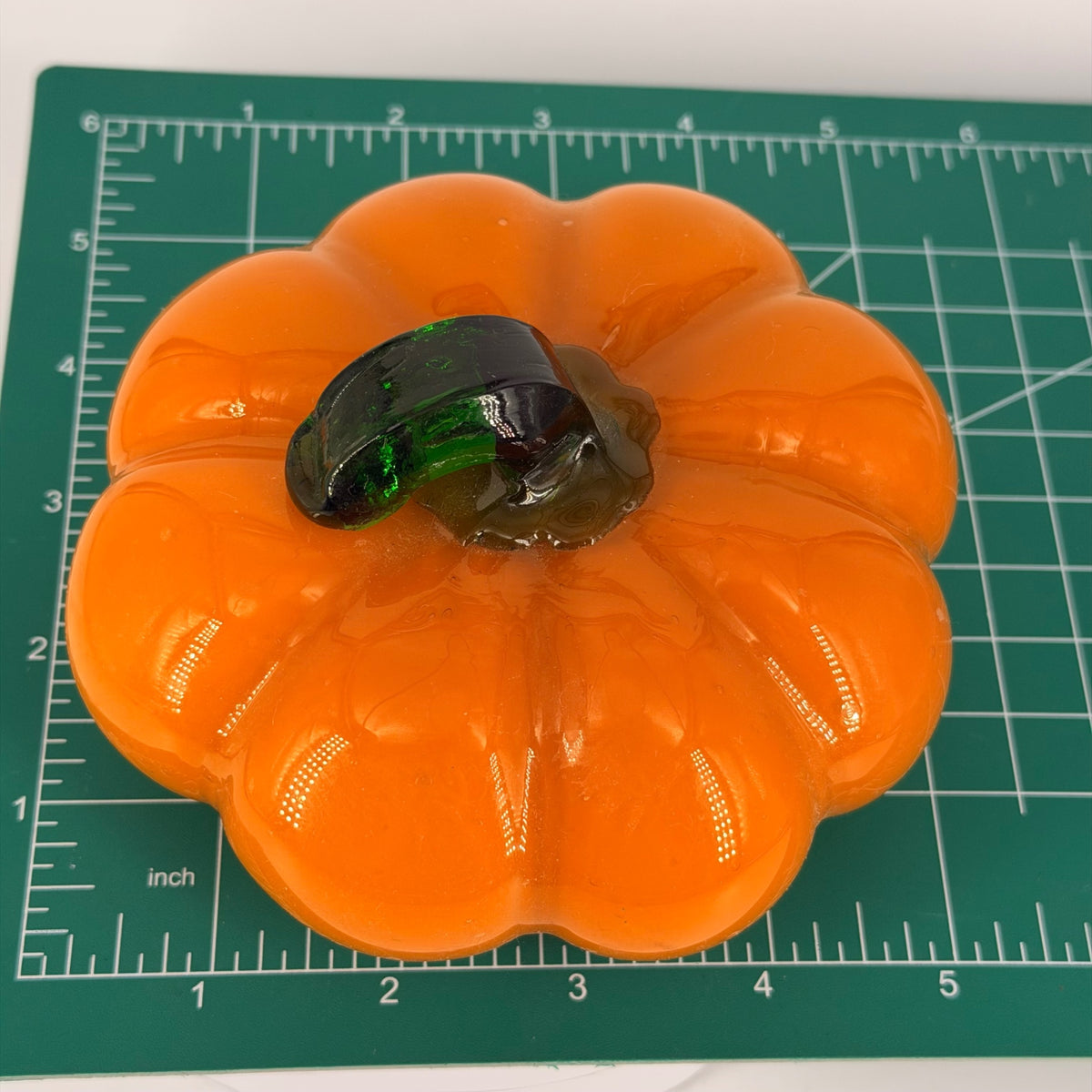 Orange Glass Pumpkin