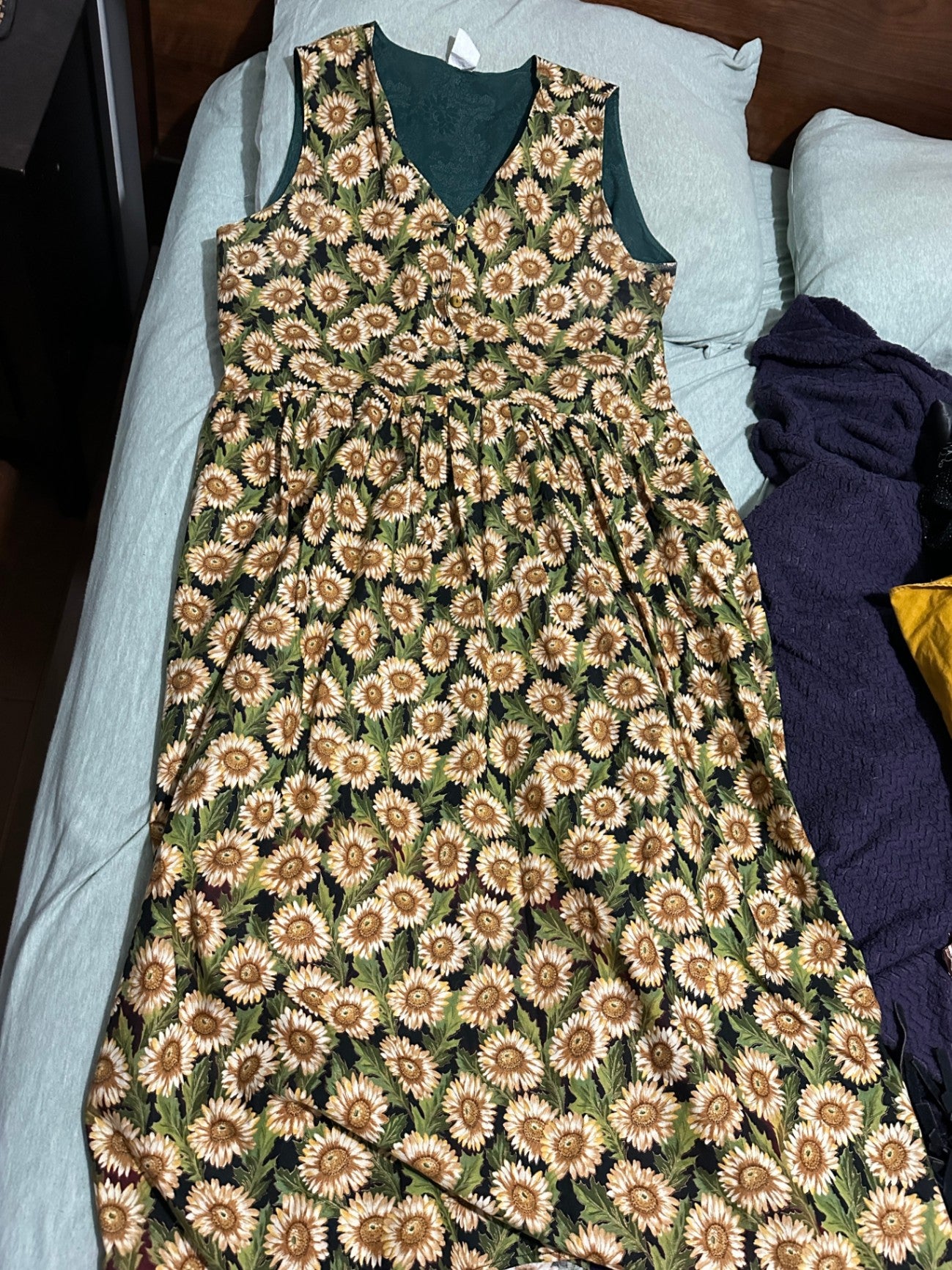 1990s Sunflower Maxi