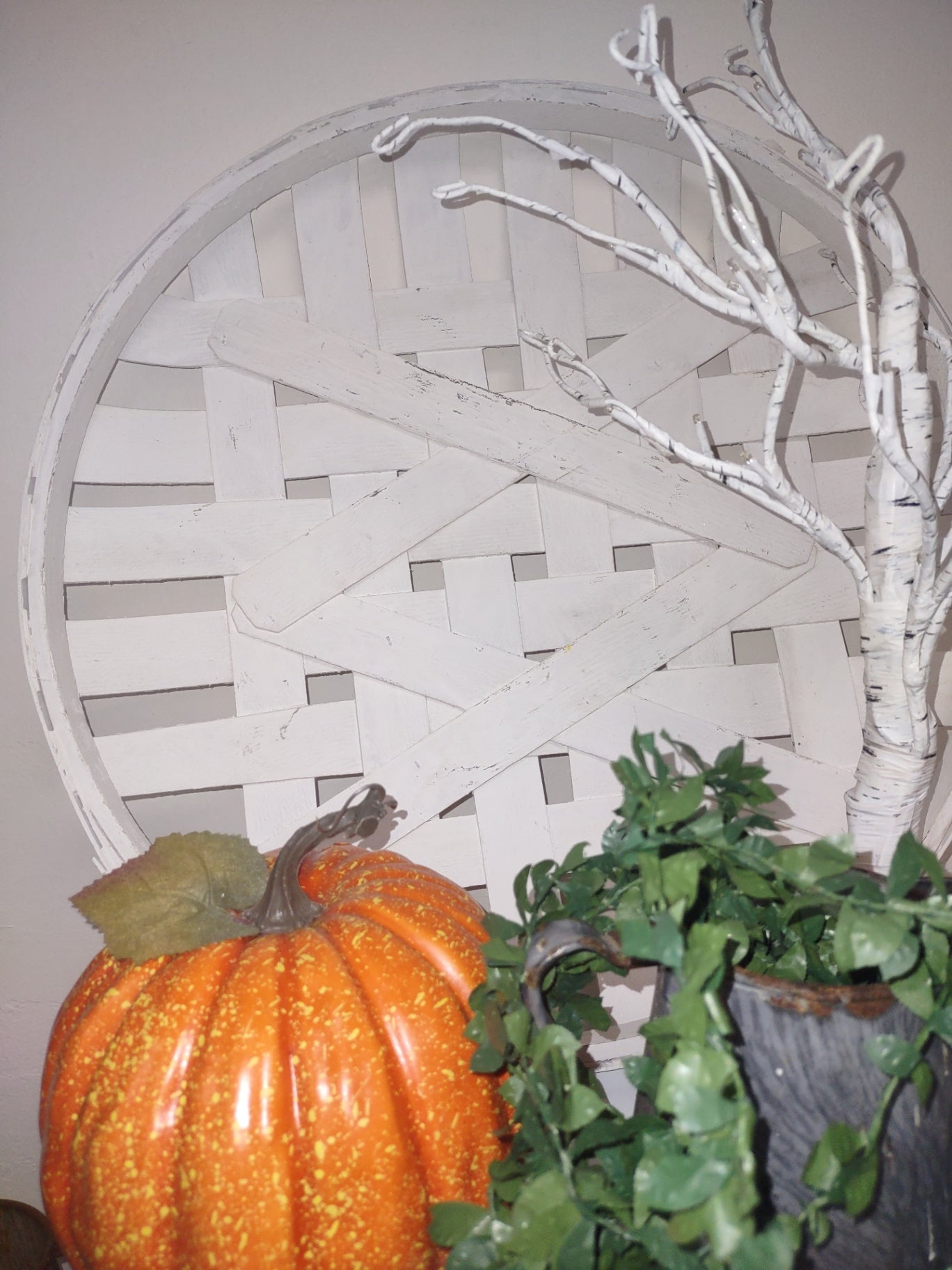 Orange plastic pumkin