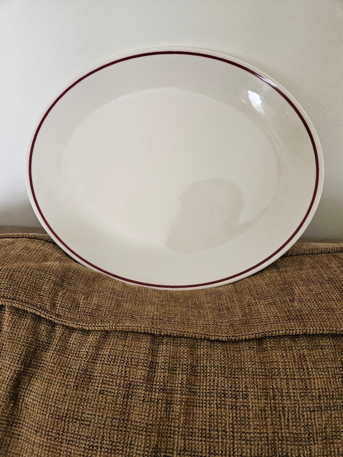 Vimtage restaurant ware oval platter approx 13 inch