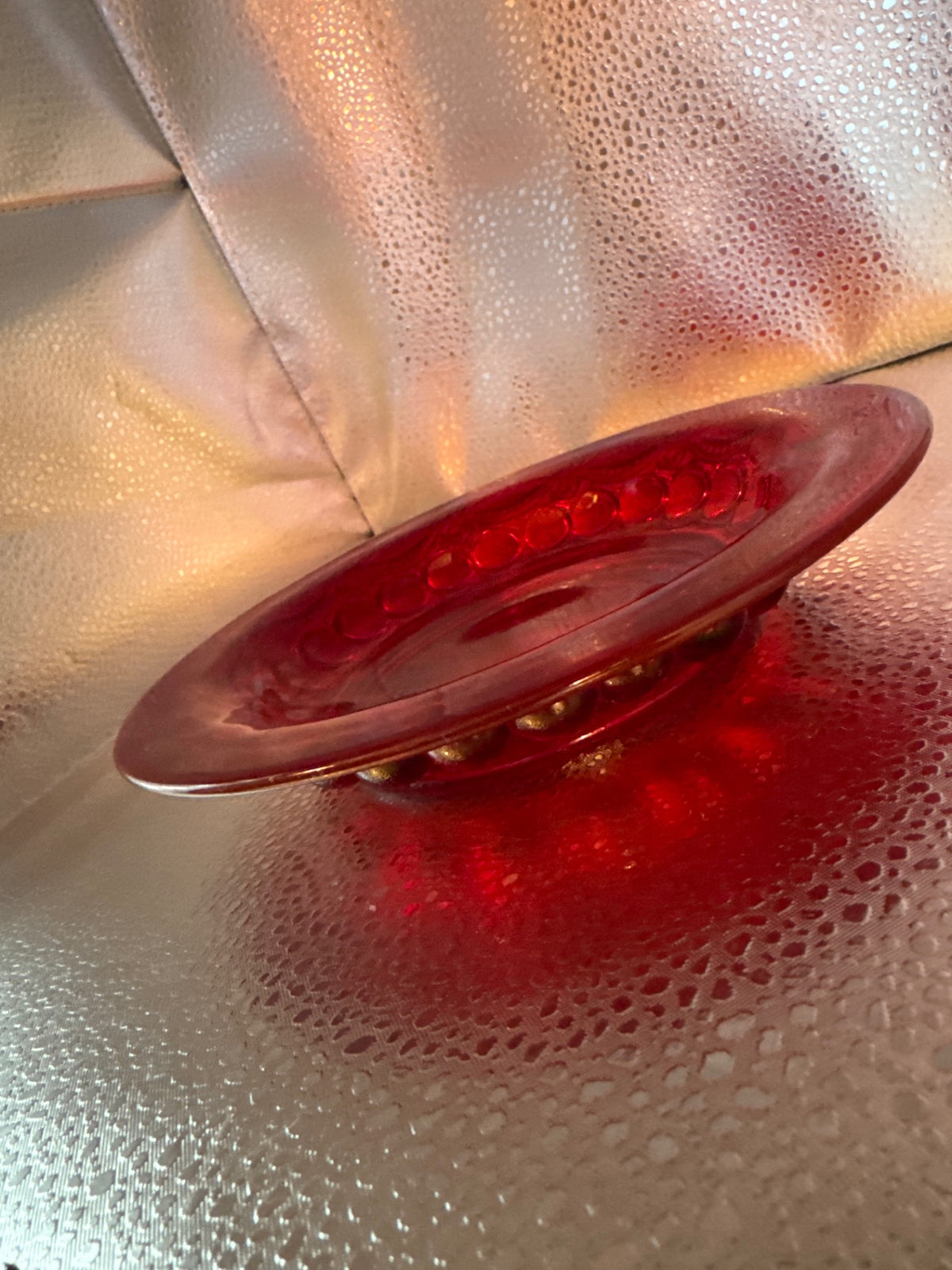 Vintage Red dish