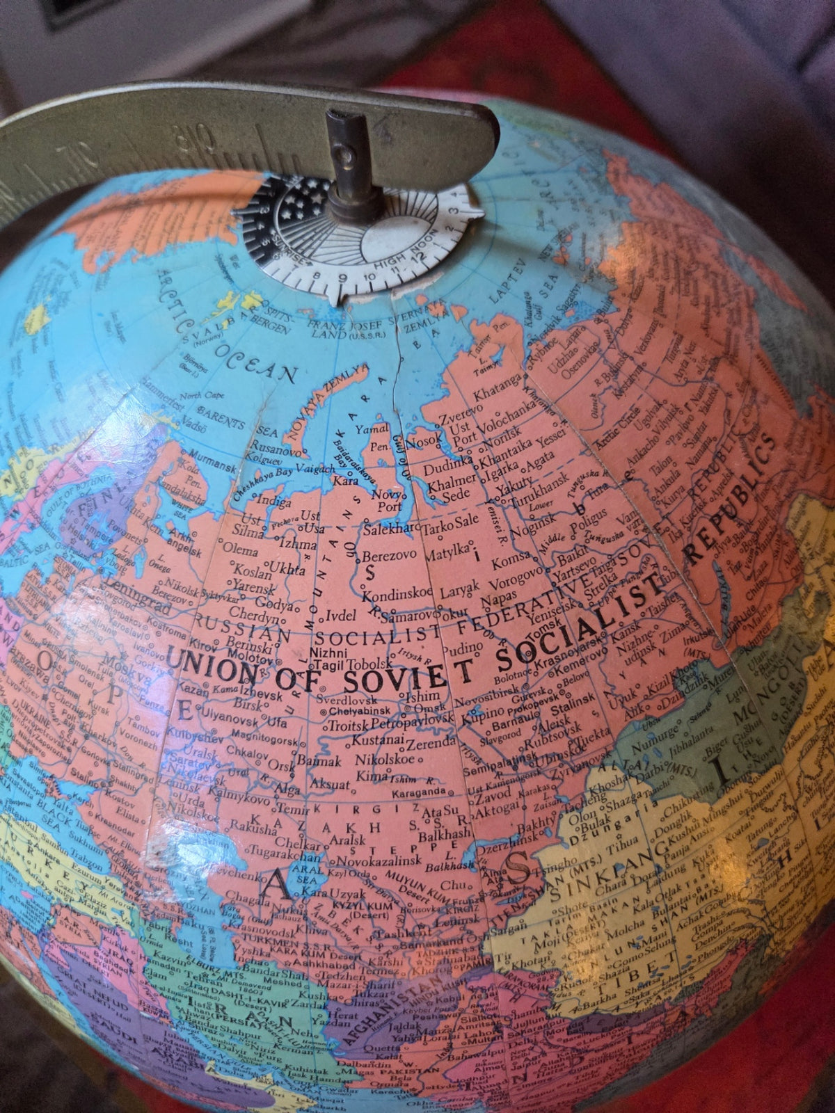 1960 Replogle globe