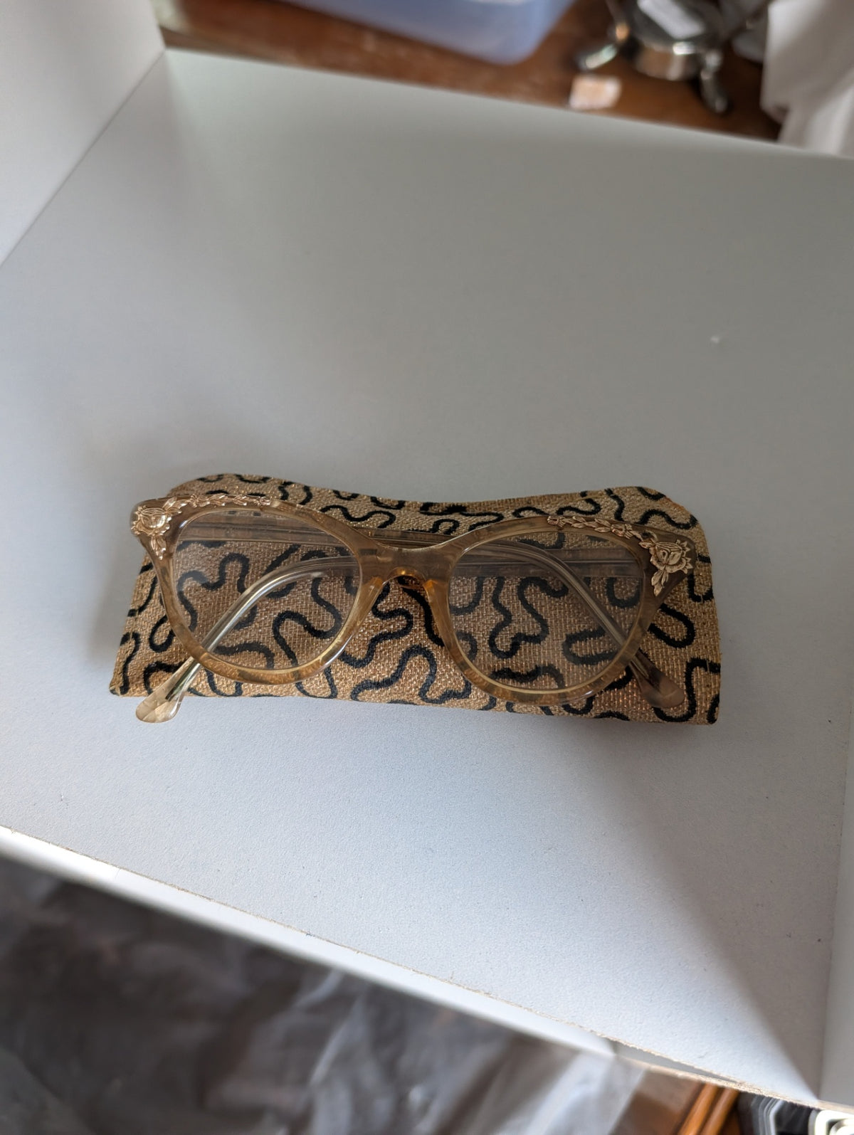 Grandma's Sunday Eye Glasses with Case