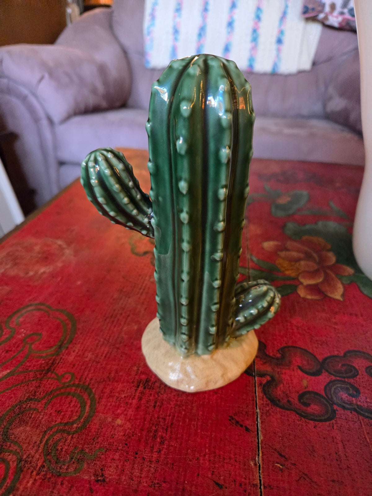 Saguara cactus figurine