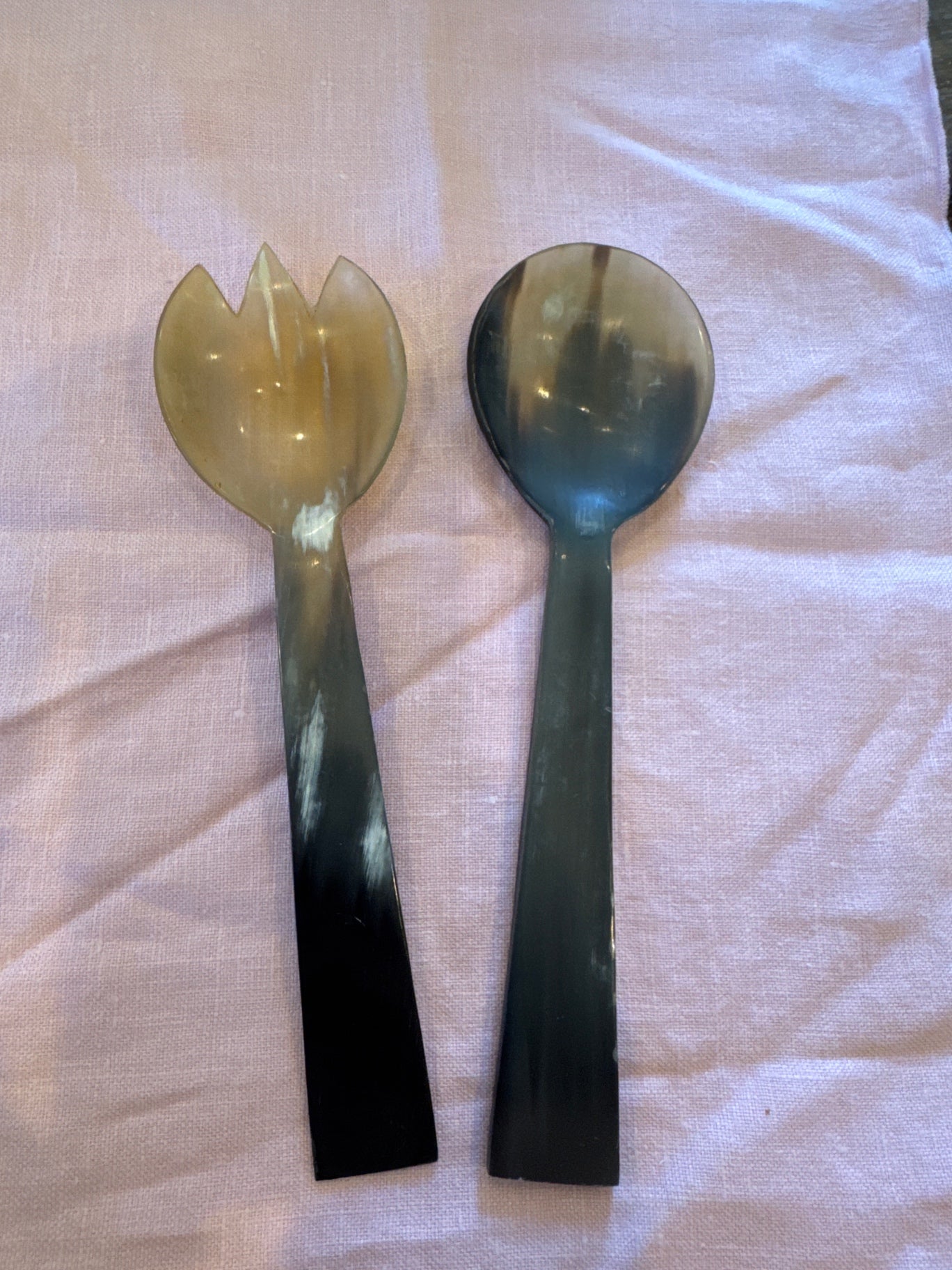 Horn serving set