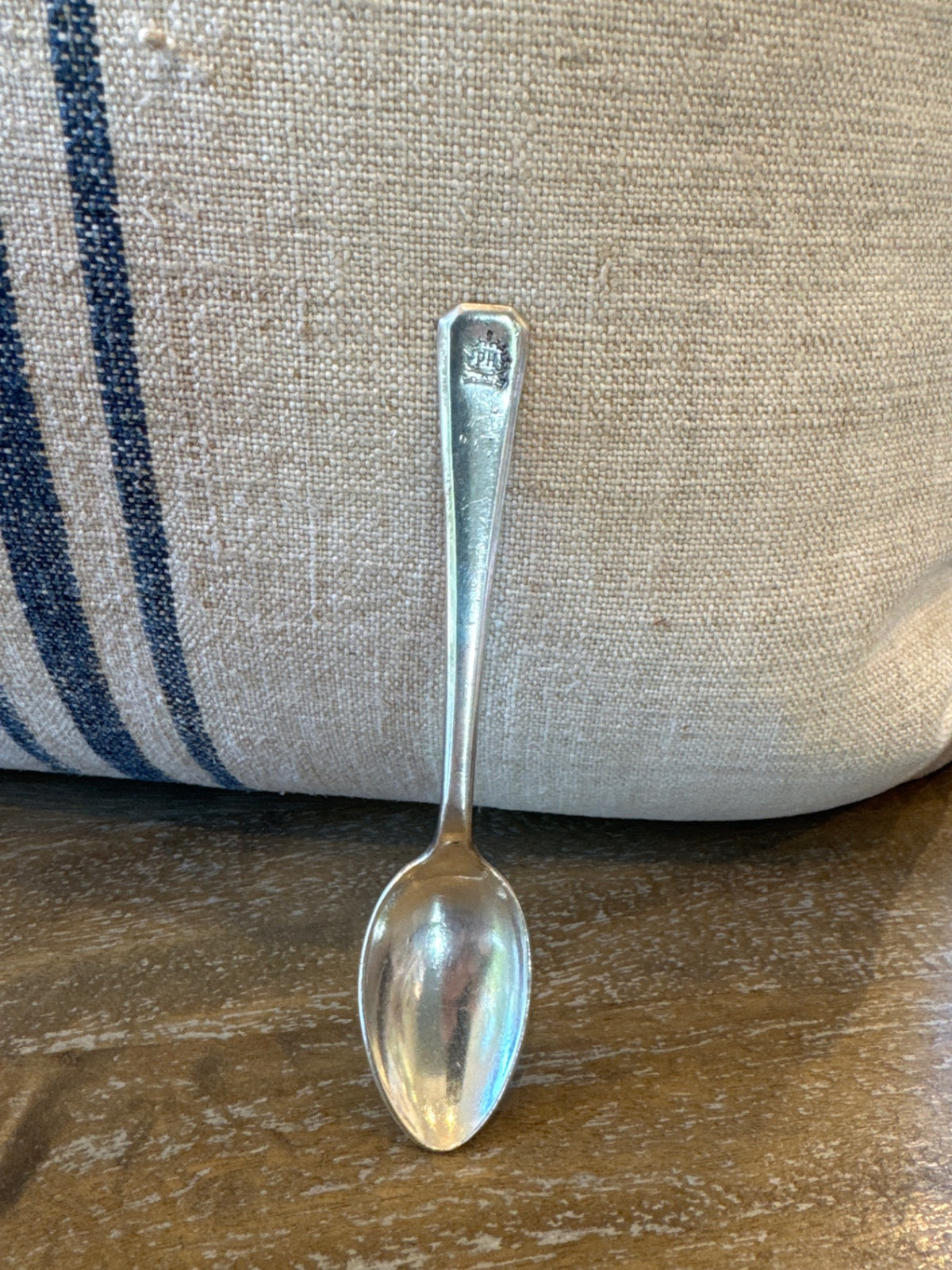 vintage silver-plated institutional spoon