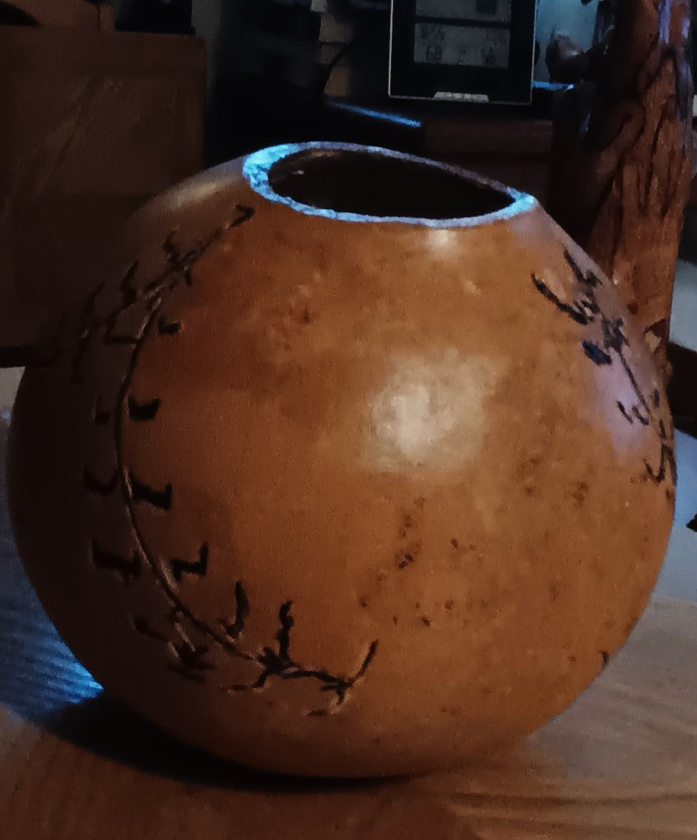 Handcrafted Gourd Vase