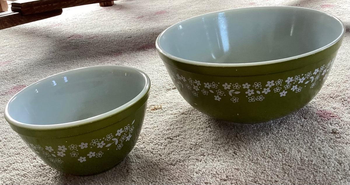 VTG PYREX SPRING BLOSSOM, NESTING BOWLS