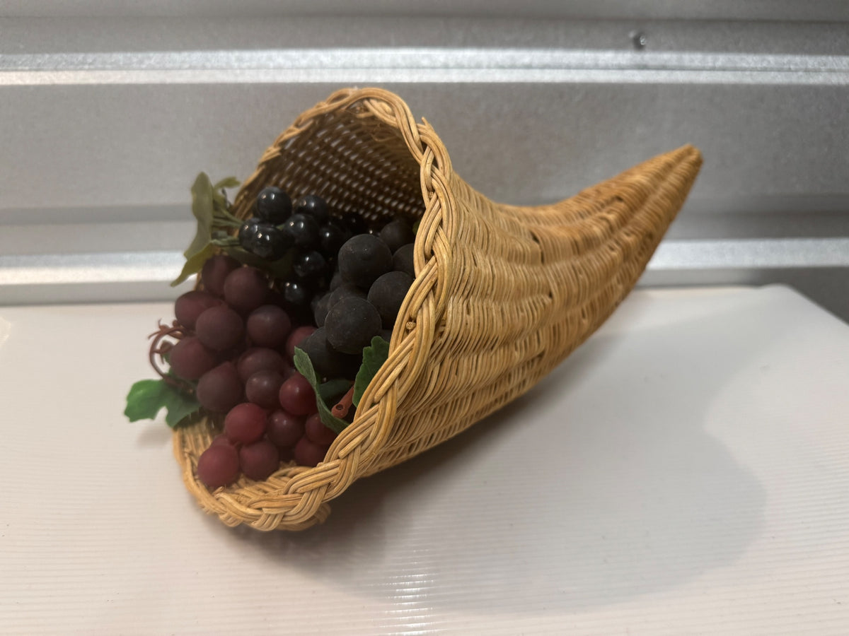 Cornucopia basket fruit, not included