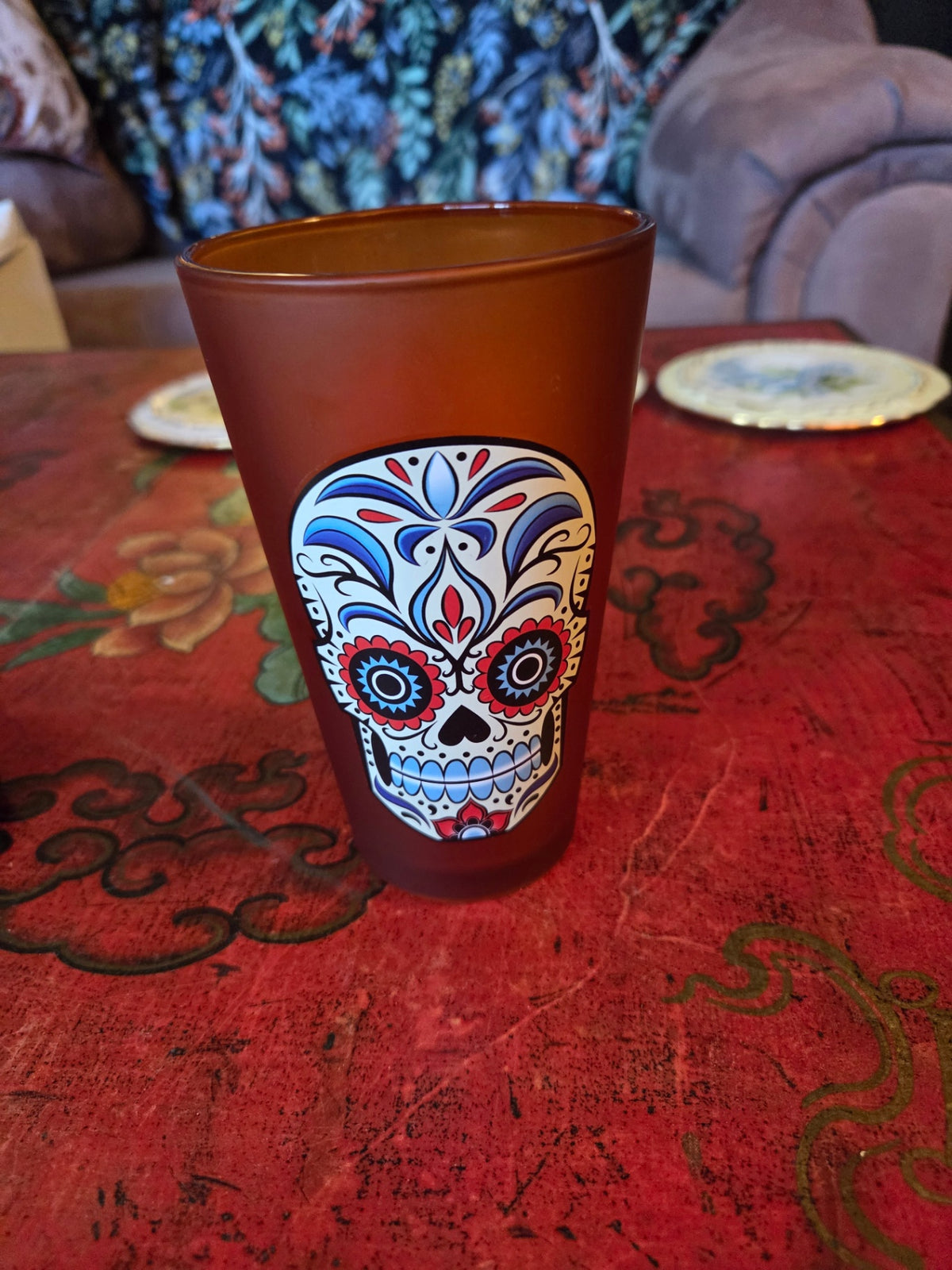 DAY OF THE DEAD GLASS
