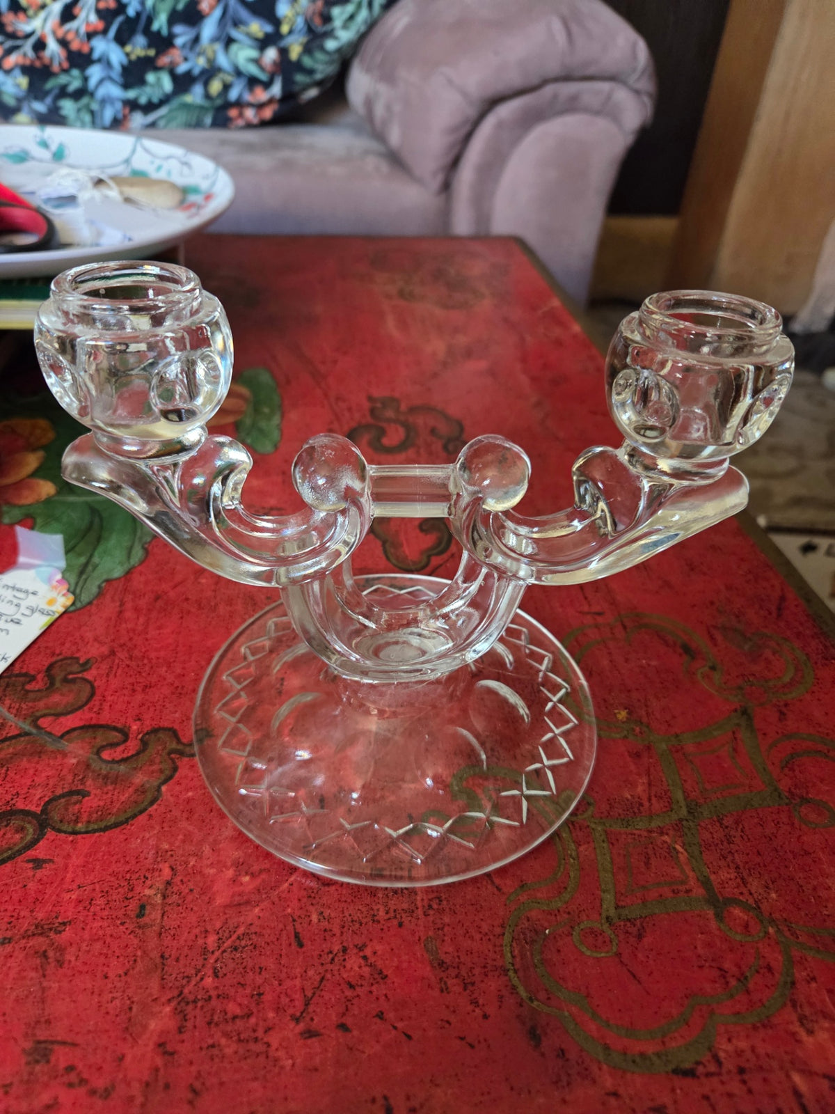 Sterling glass classic kendlestick