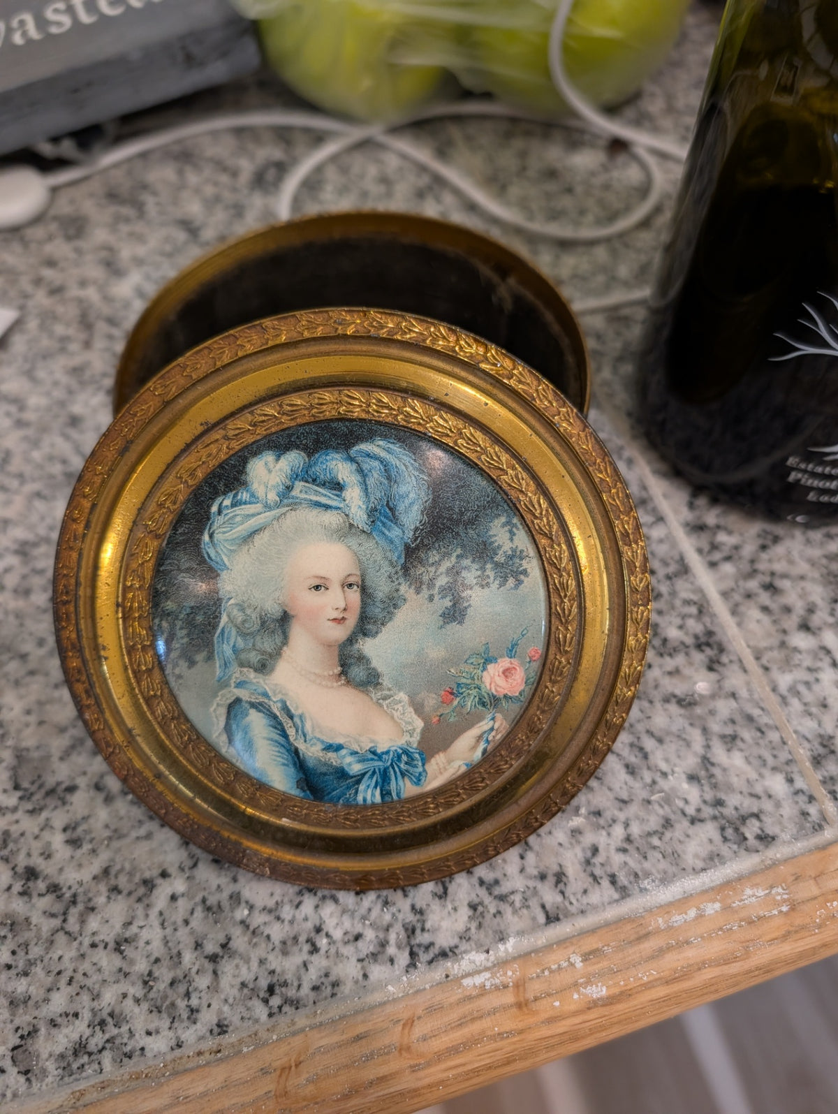 Vintage Marie Antoinette Trinket Box