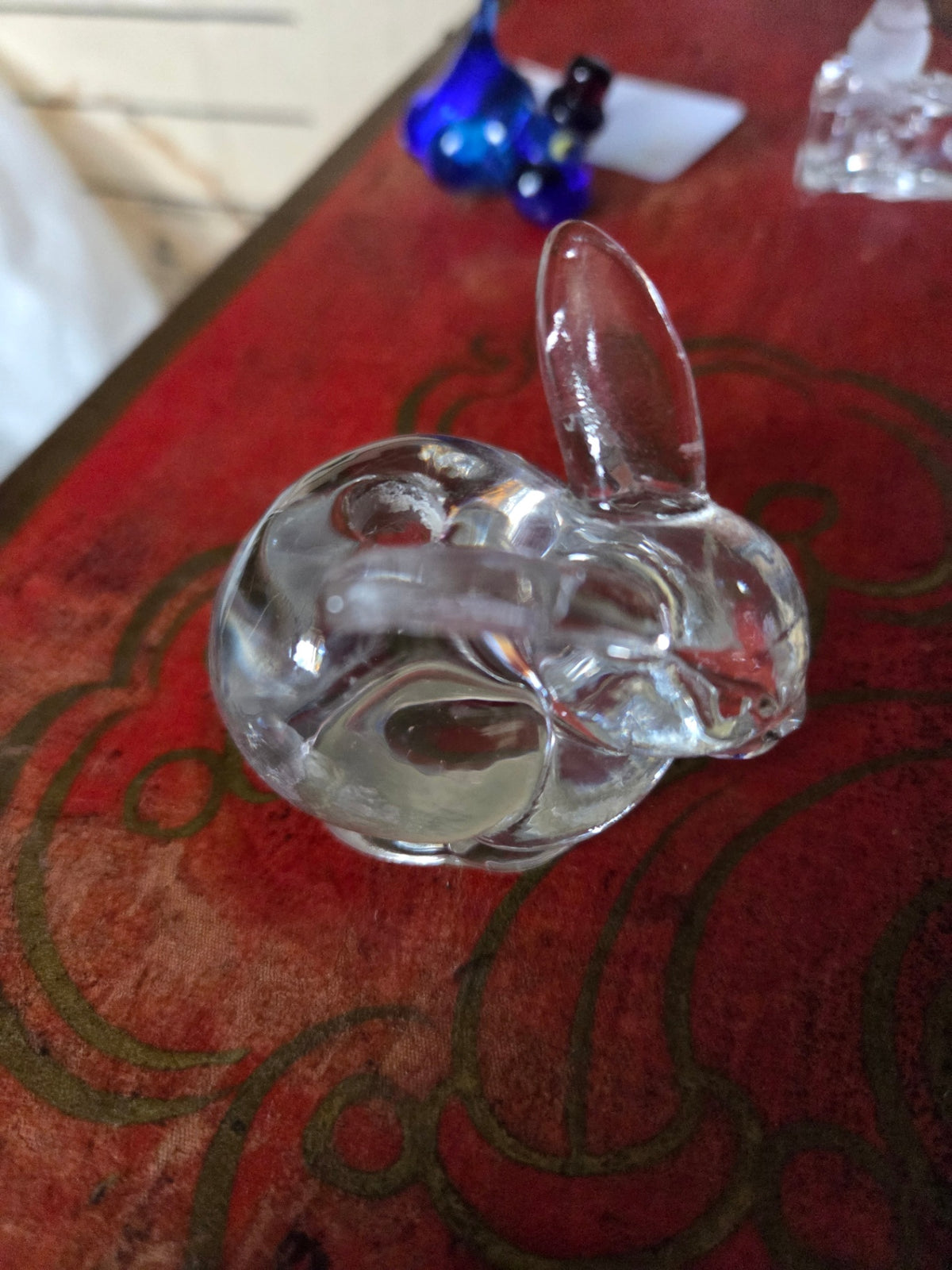Art glass bunny
