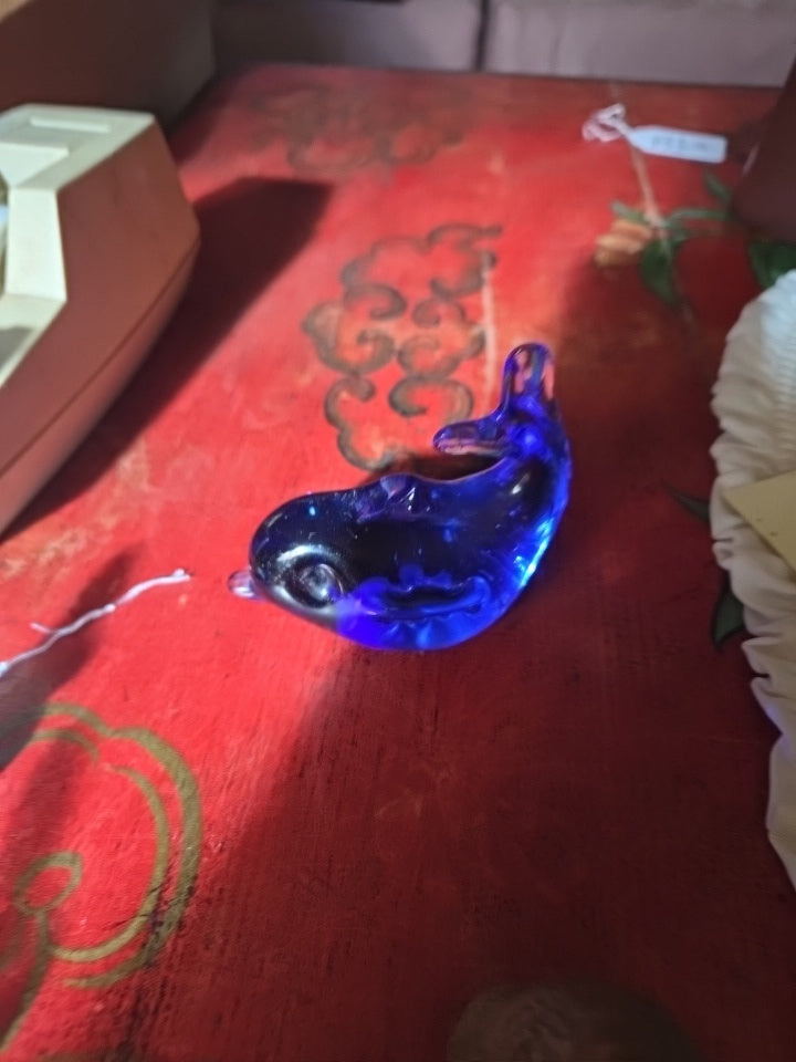 Art glass whale