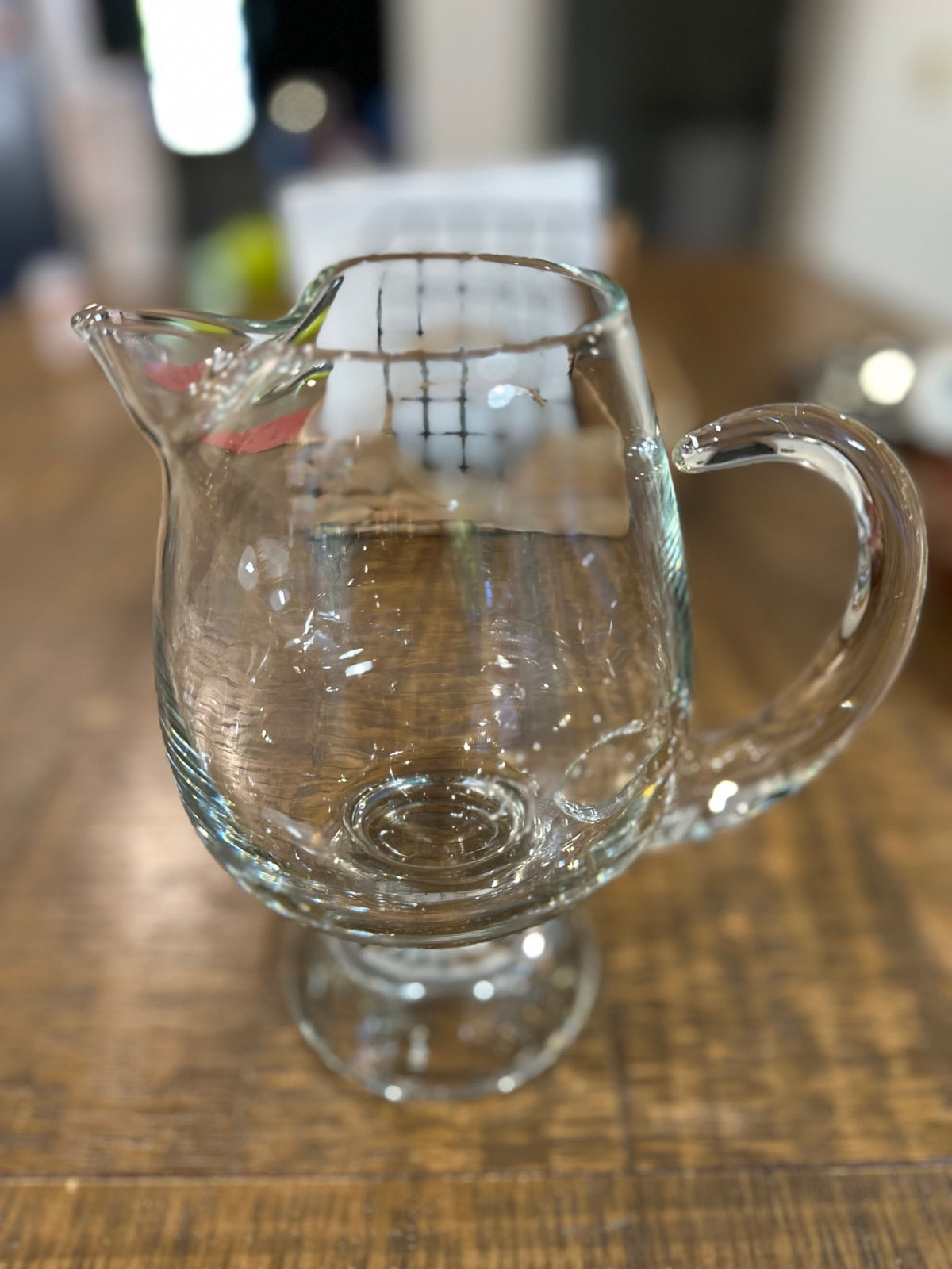 Glass pitcher