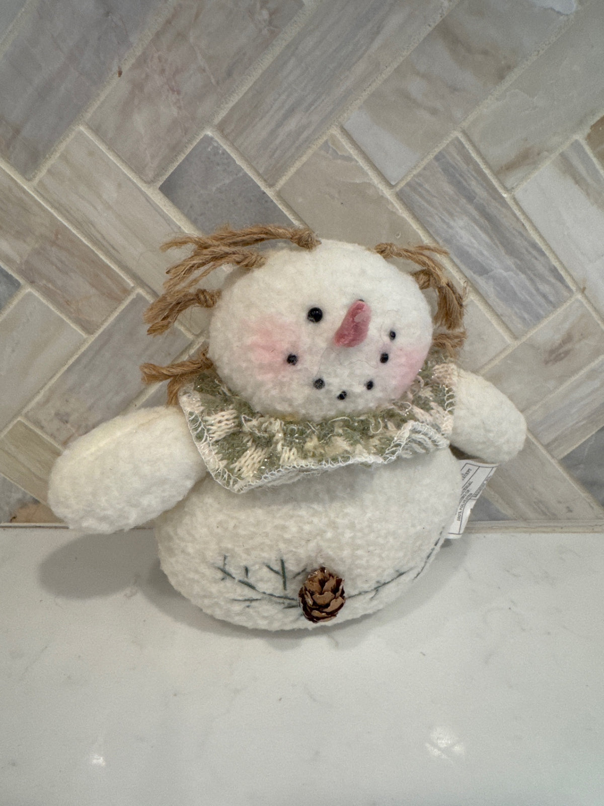 Snow Girl Plush Shelf Sitter