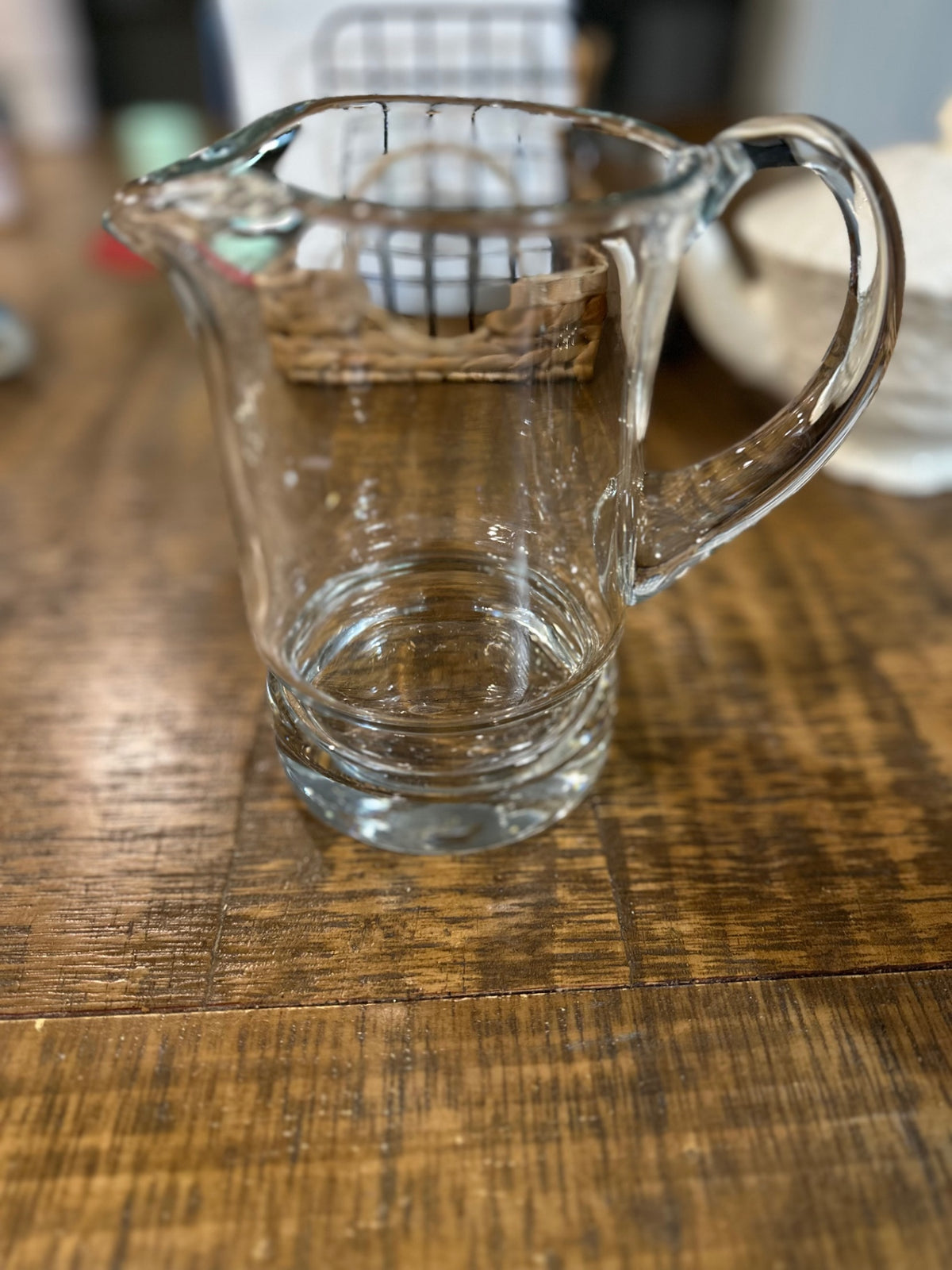 Glass pitcher