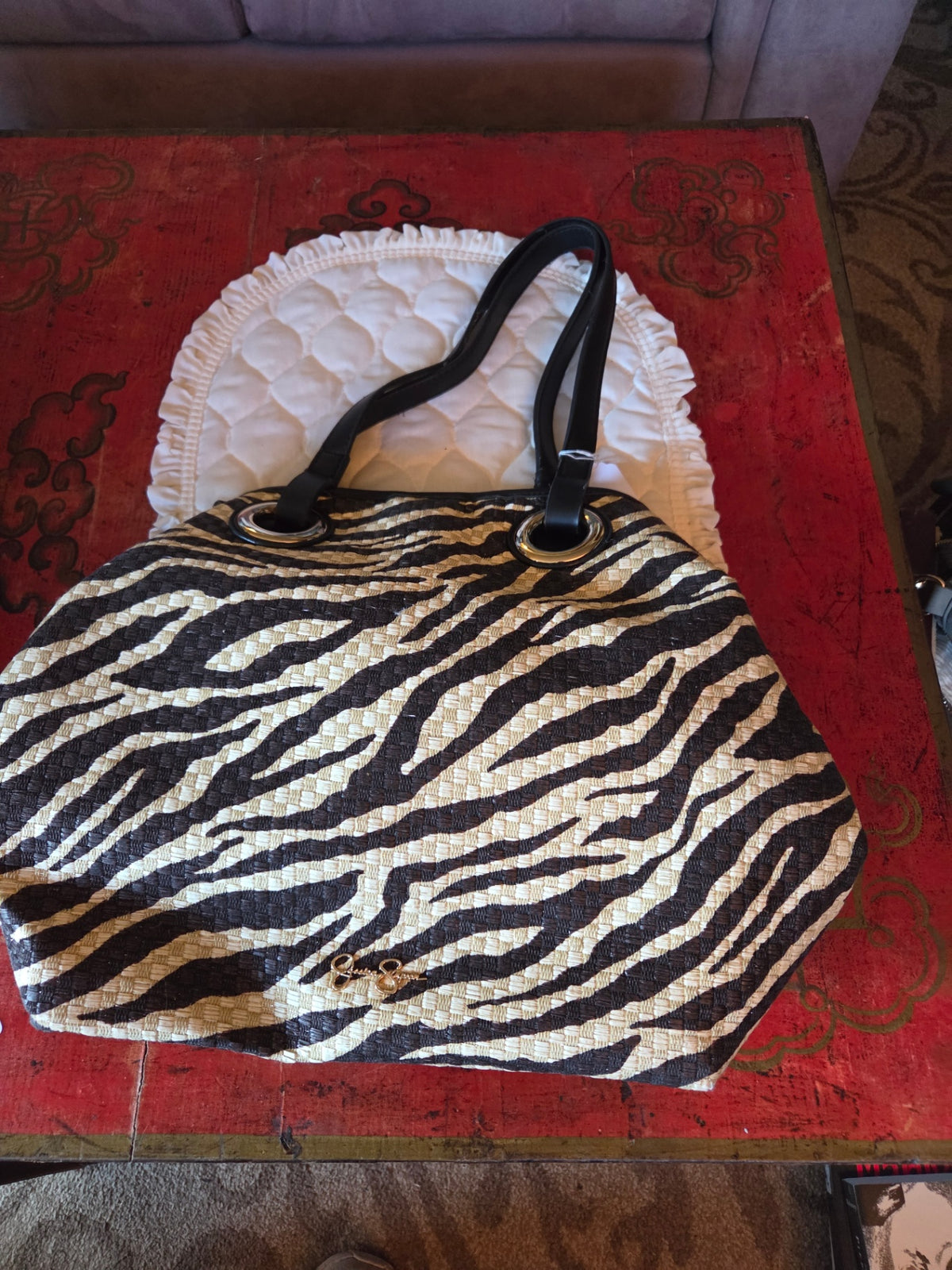 Jessica simpson zebra purse
