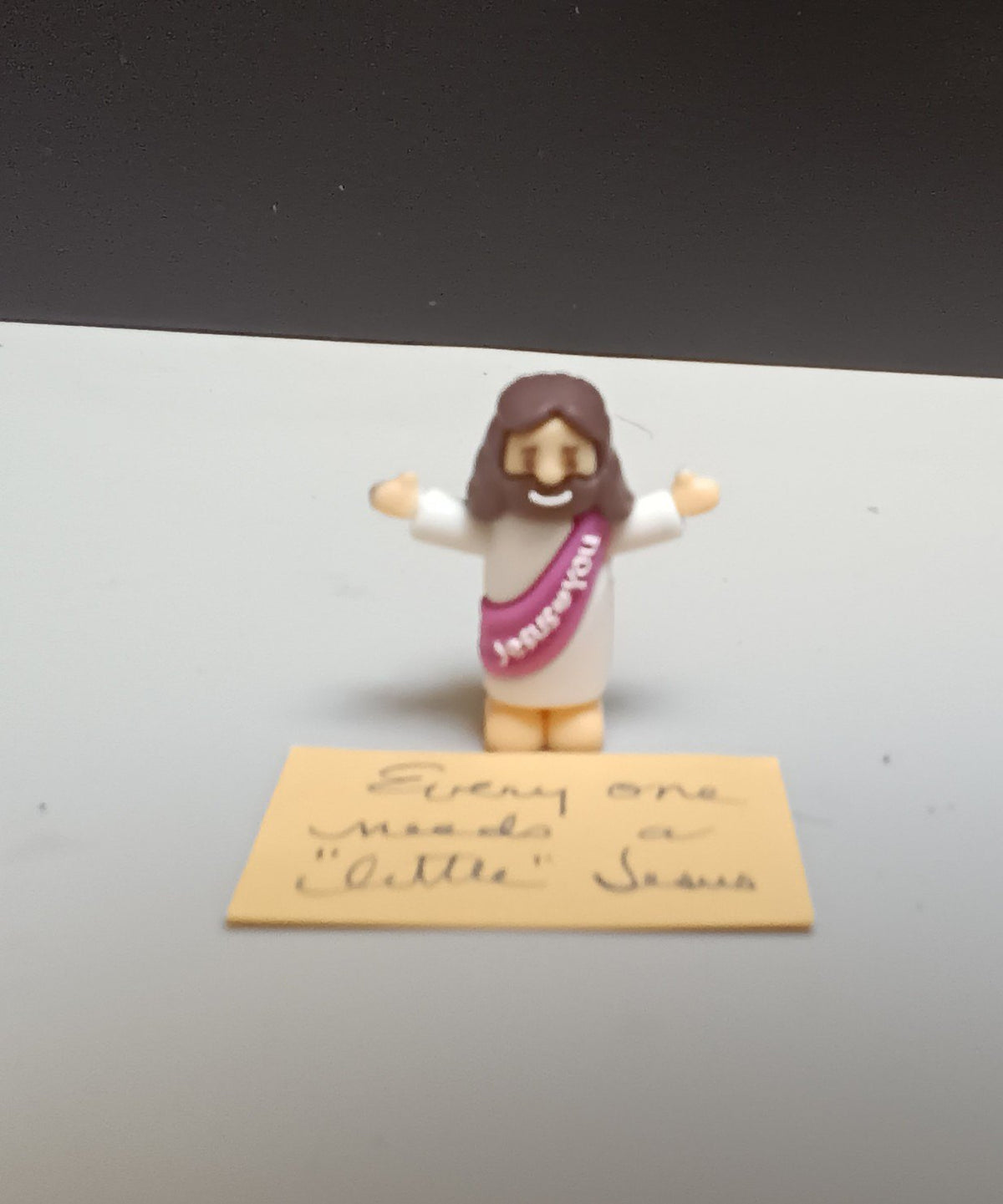 Everyone Needs a Little Jesus Figure.