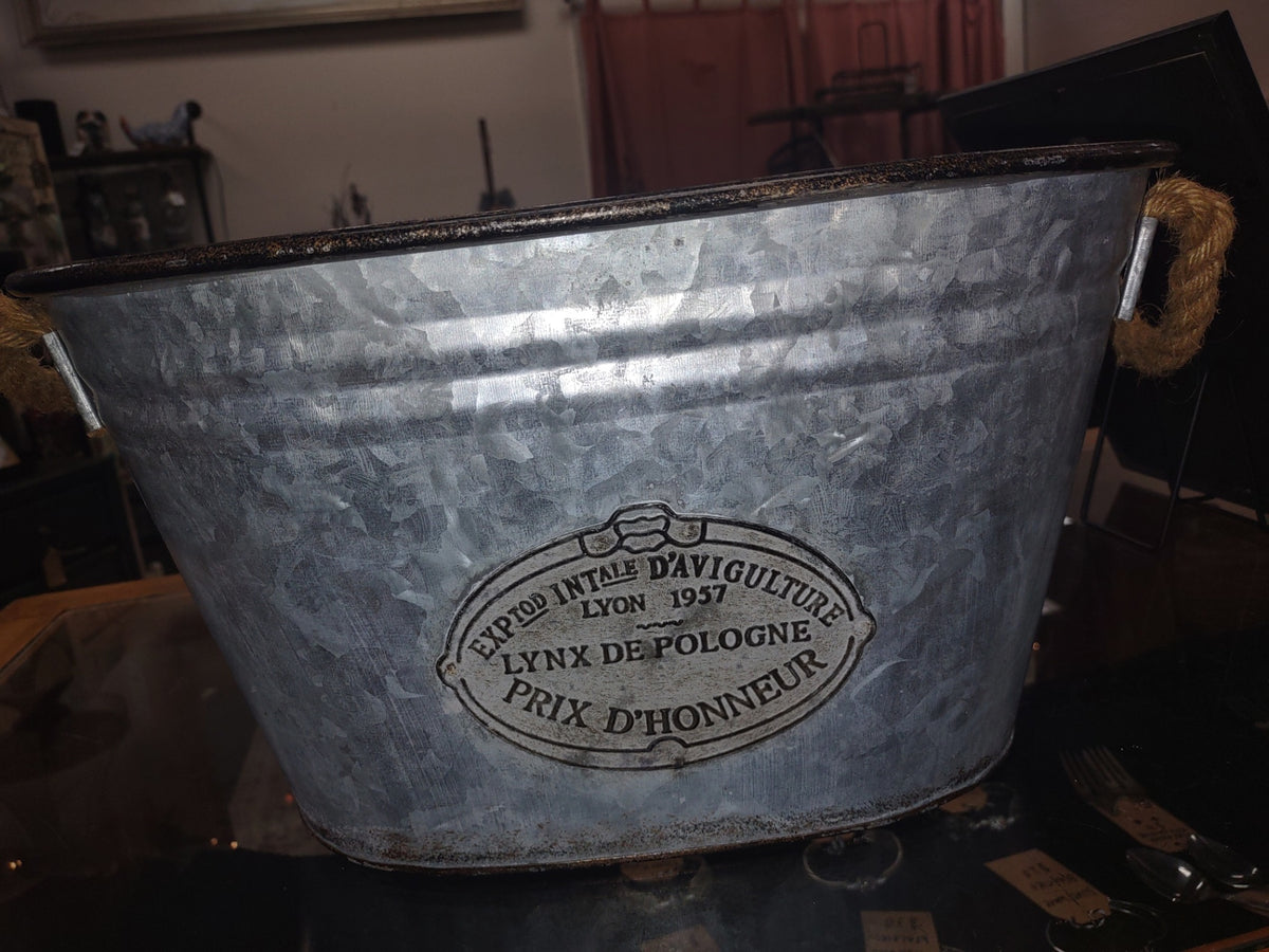 Tin large large rope handle