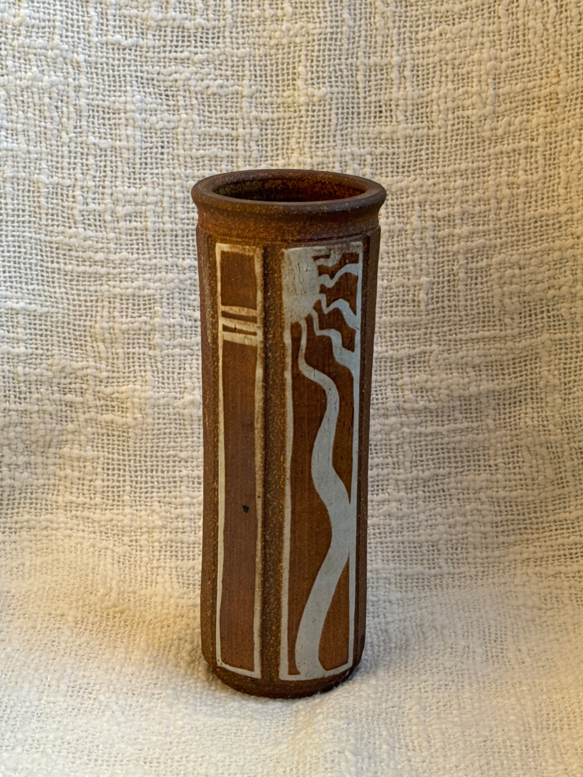 MCM Sunday Stoneware vase by Bob Sakoda For Display Only