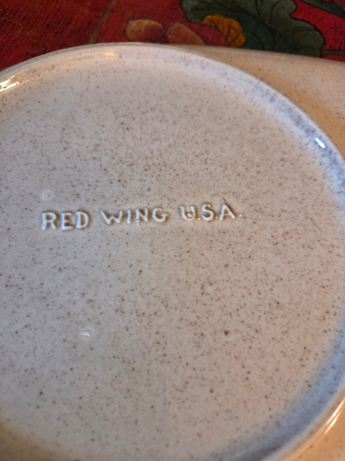 RED WING USA BOB WHITE QUAIL PLATTER