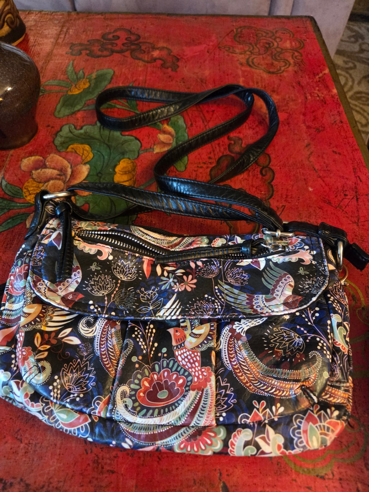 Bueno paisley purse.