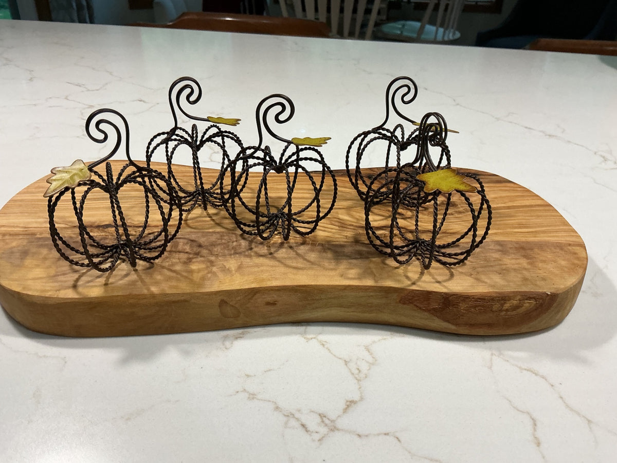Mini Metal Pumpkin…5 @ $2.50 ea.