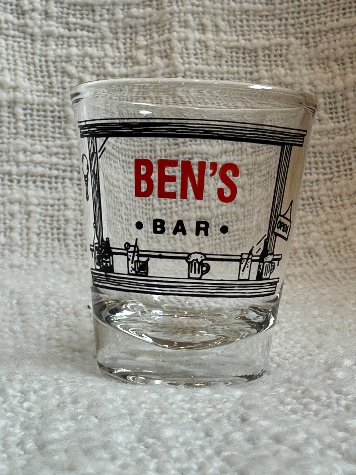 Ben’s Bar glass